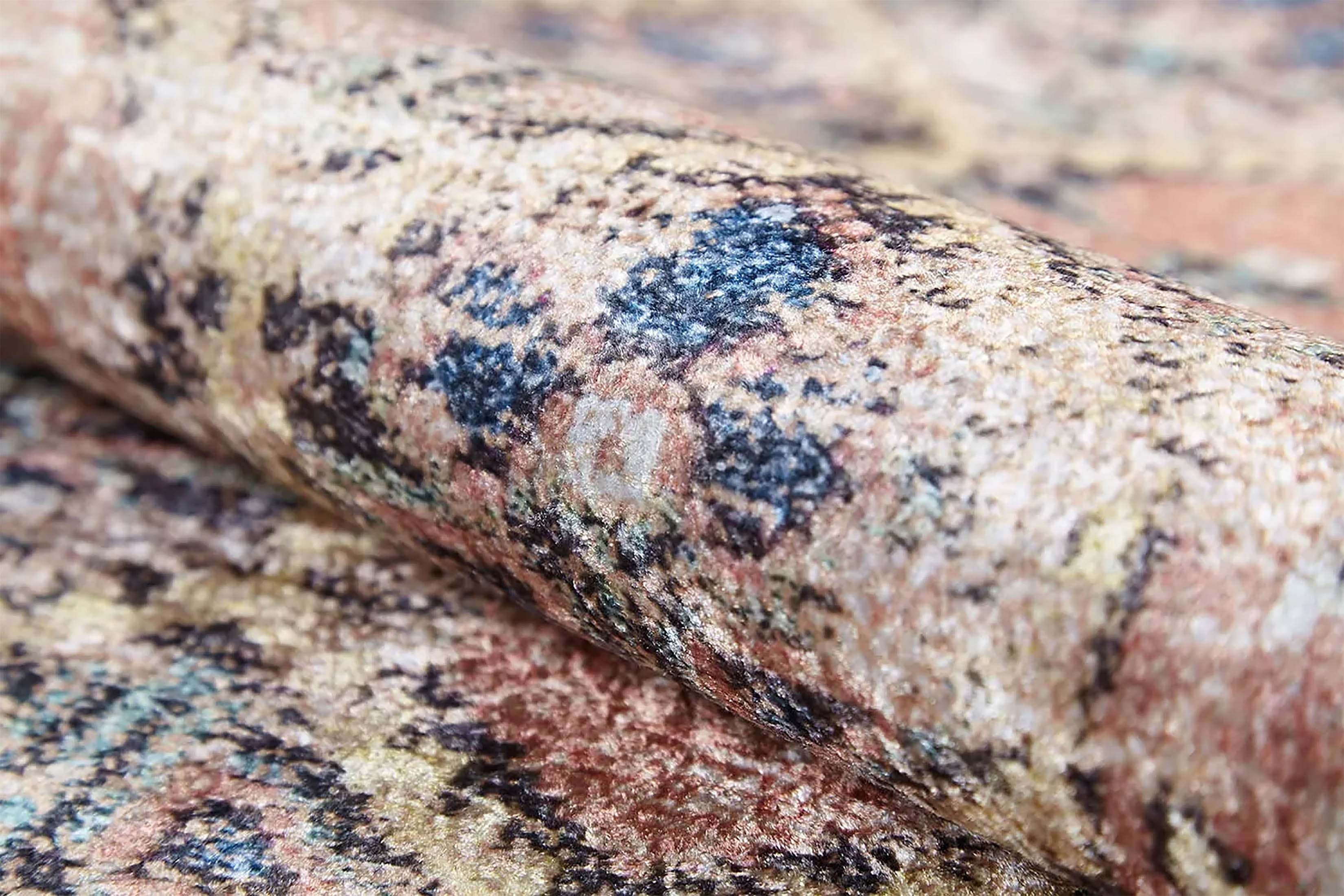 Amaya Honeycomb Unique Light Pink Turkish Modern Rug