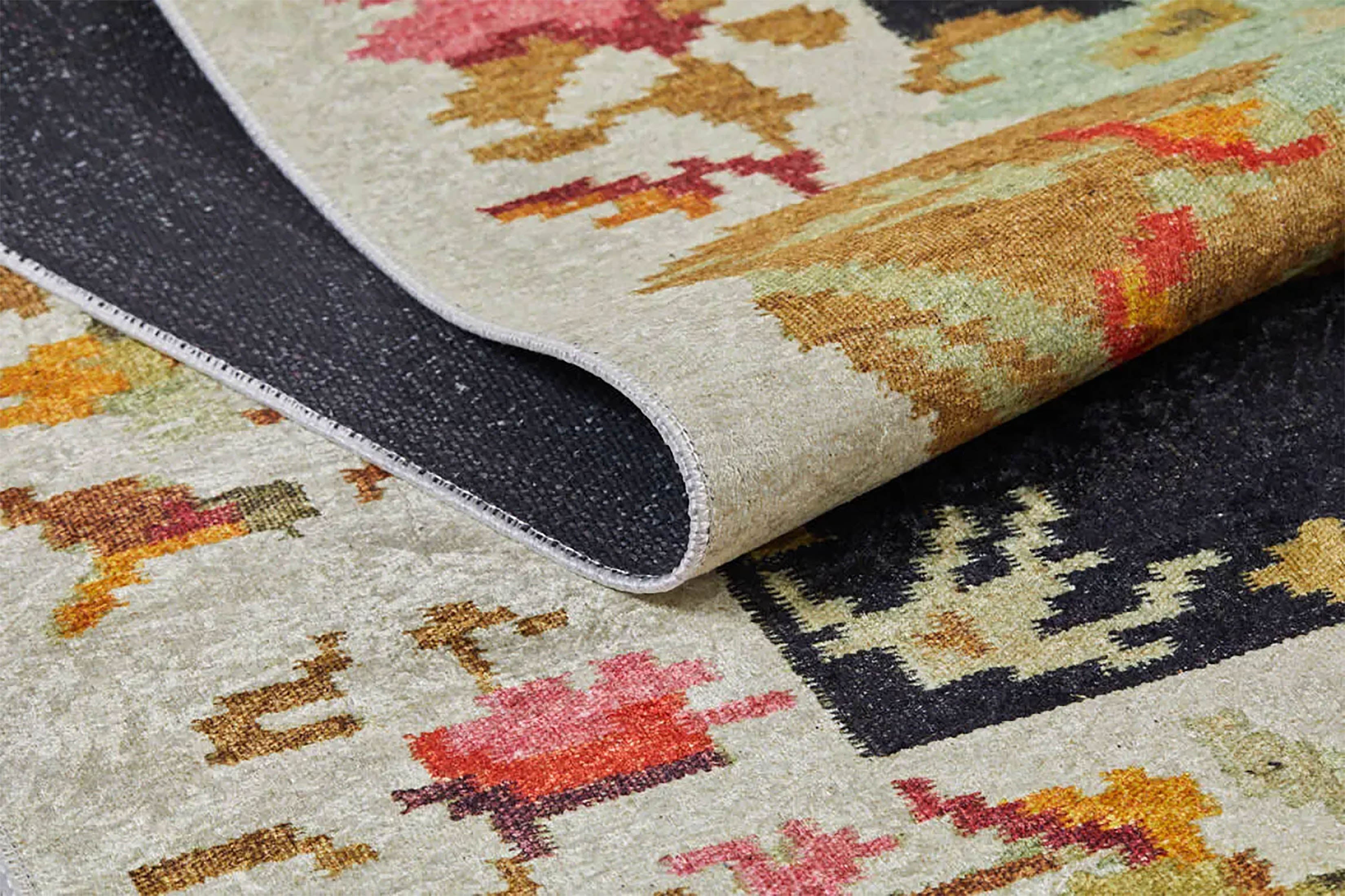 Paloma Turkish Karabagh Floral Decorative Yelllow Rug