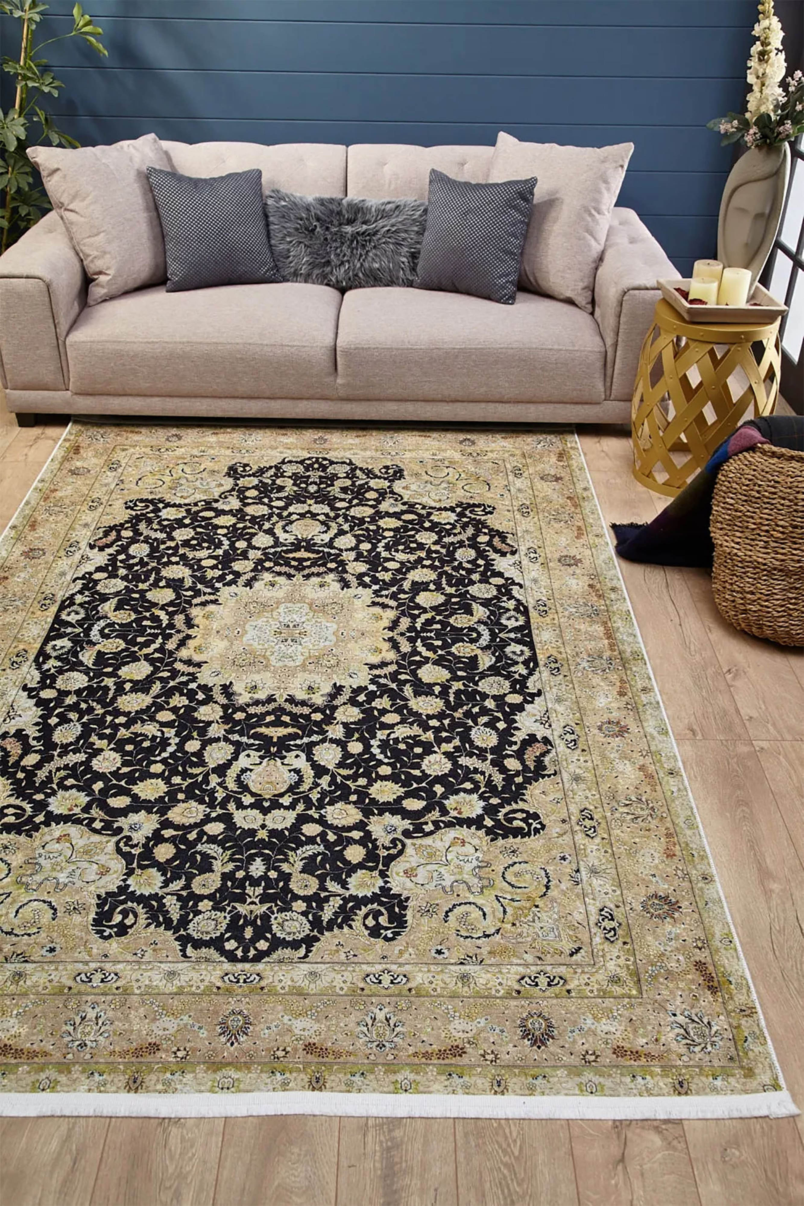 Aleyna Turkish Floral Traditional Vintage Rug