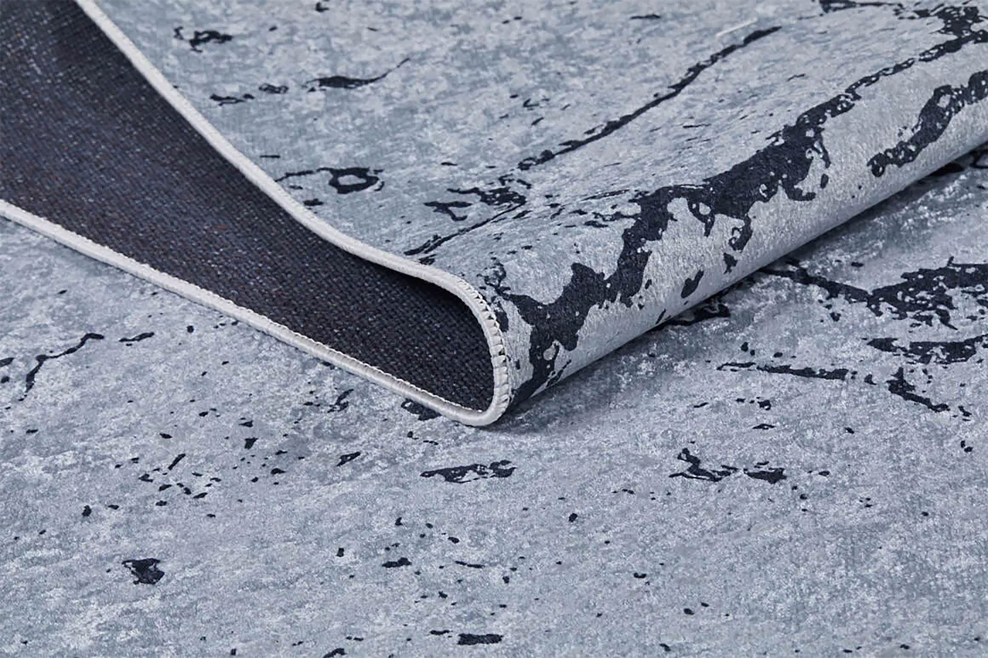 Lilianna Marble Style Gray Luxury Home Modern Art Rug