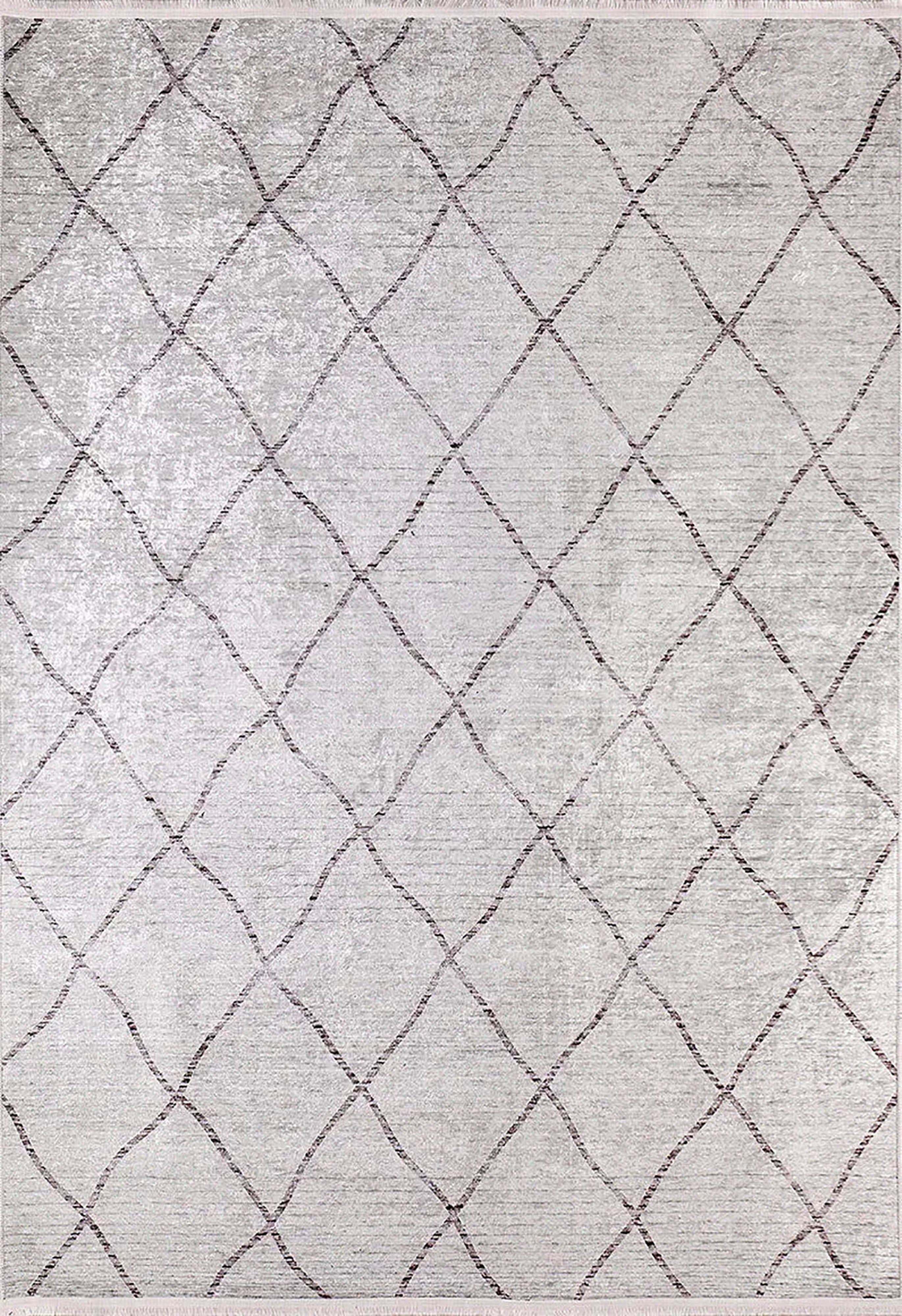 Havle Moroccan Cream Geometric Modern Luxury Rug