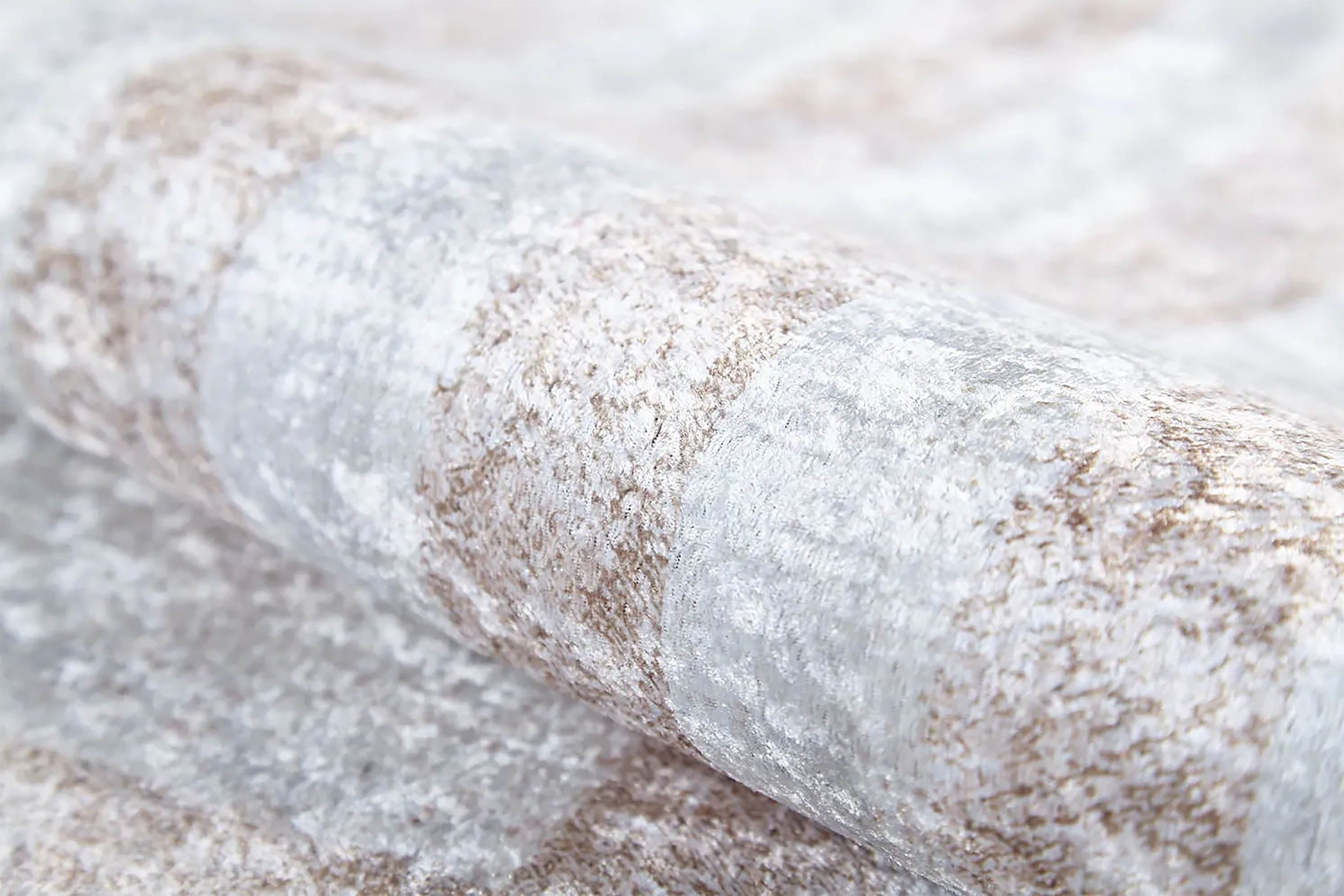 Ramona Geometric Design Beige Cream Luxury Rug