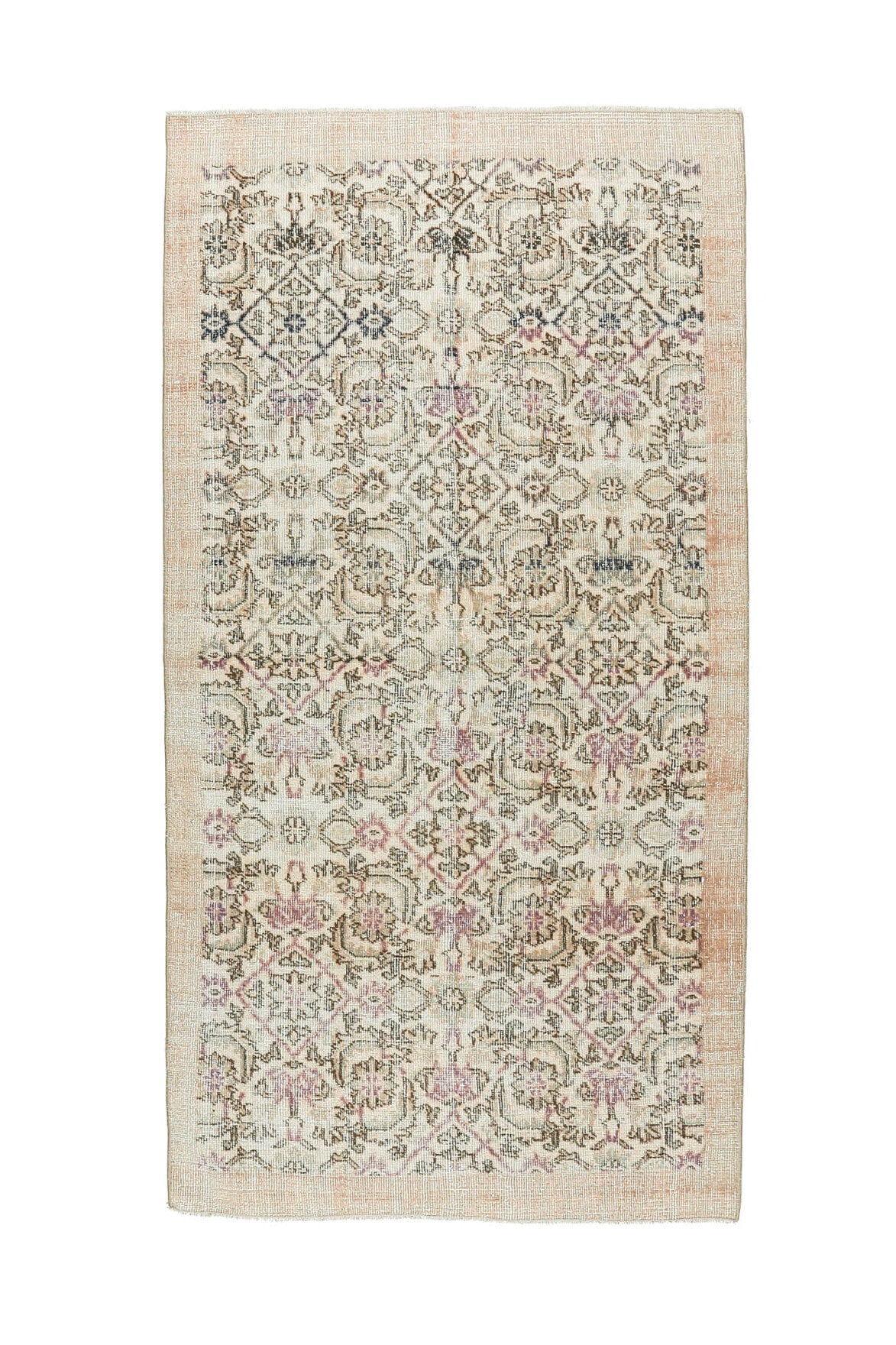 Vintage Hereke Accent Rug