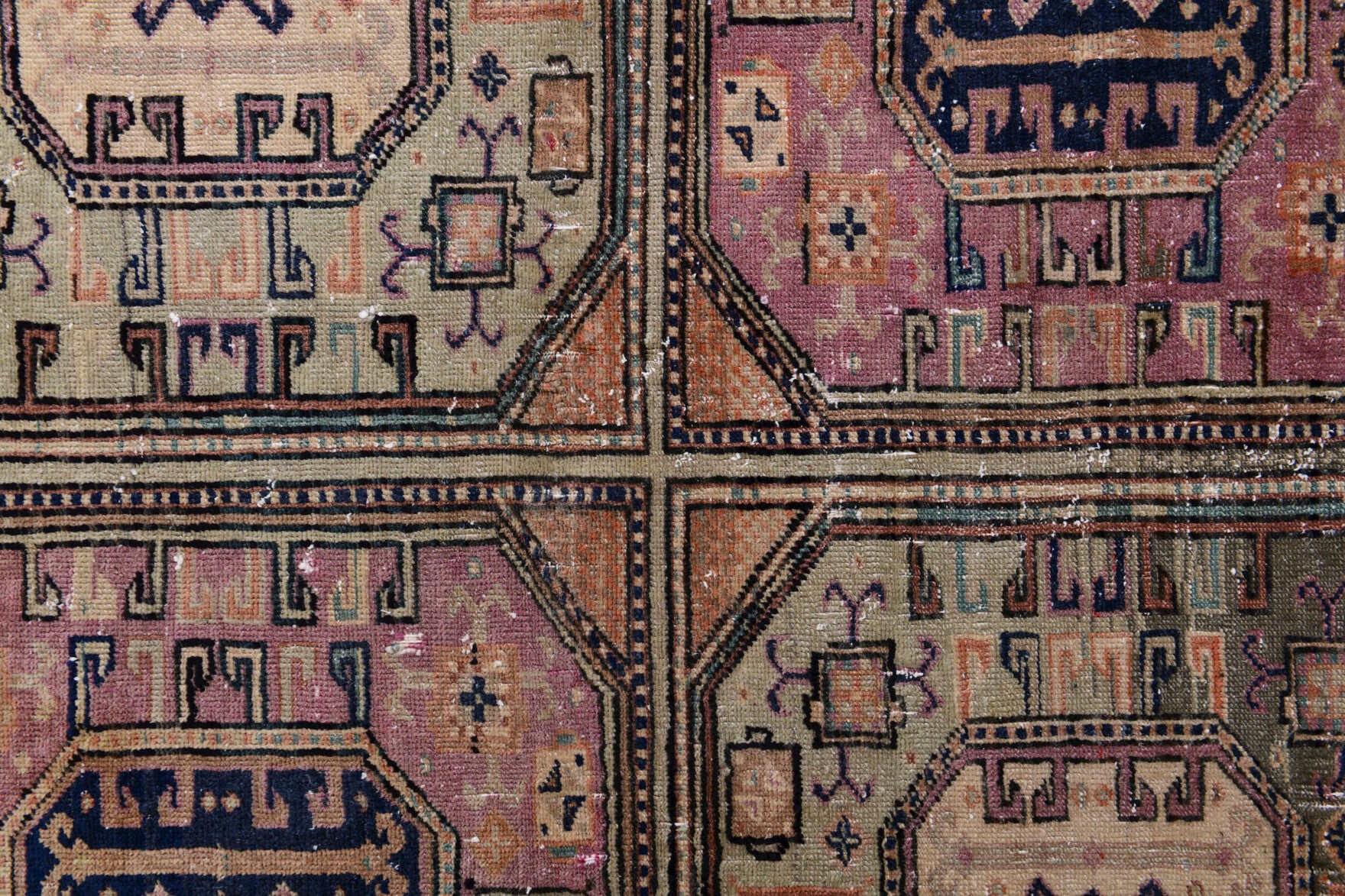 Ikat Design Anatolian Area Rug