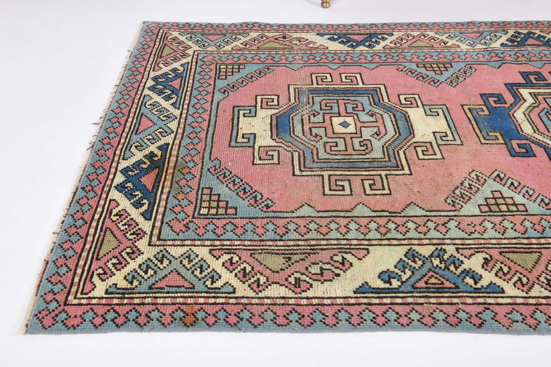One-of-a-kind 1970s Anatolian vintage area rug in wool, 3'9" x 6'8"