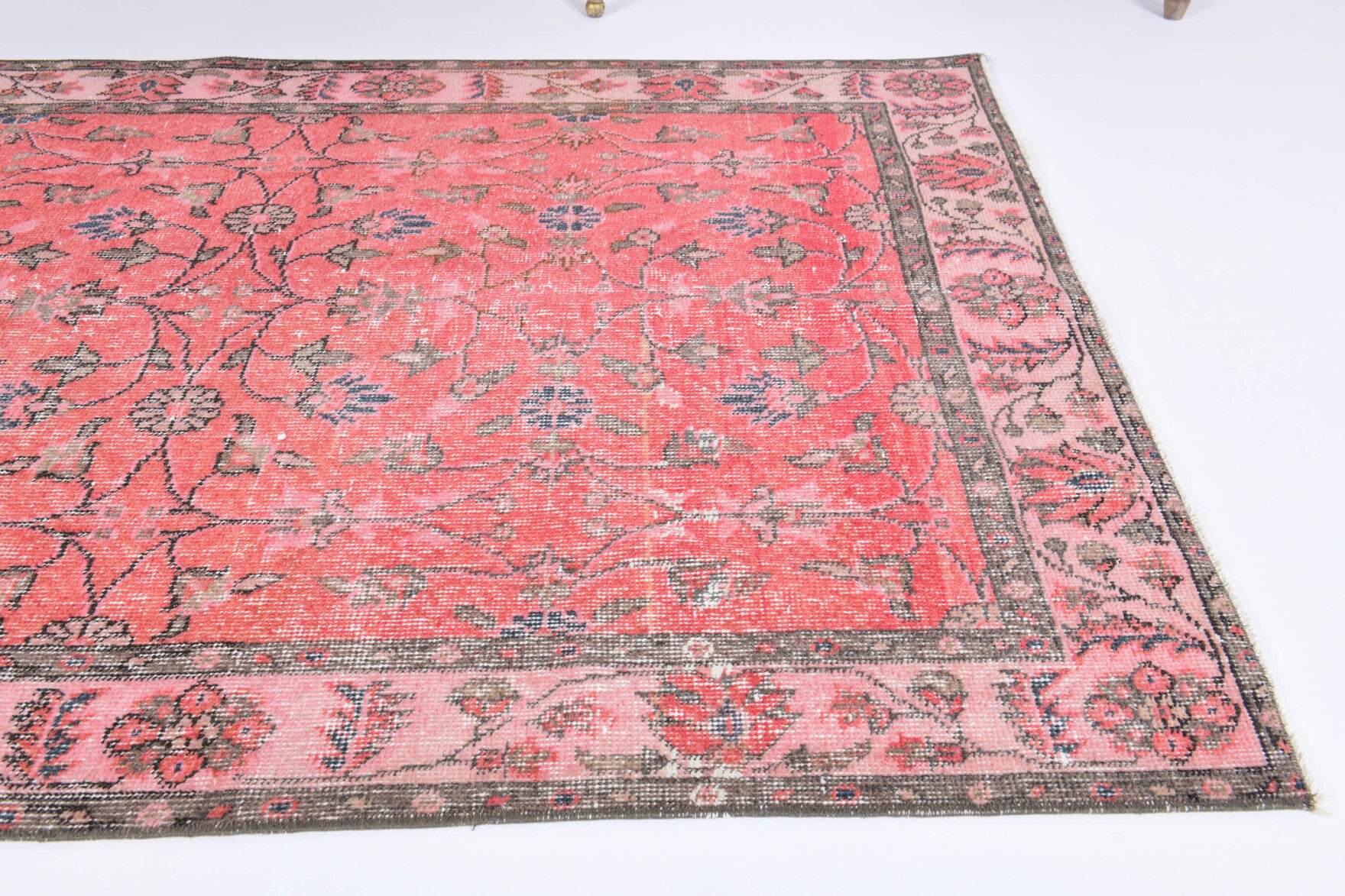 One-of-a-kind 1970s Anatolian vintage area rug in wool, 3'8" x 6'8"