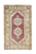 Vintage Area Varosh Oushak Rug