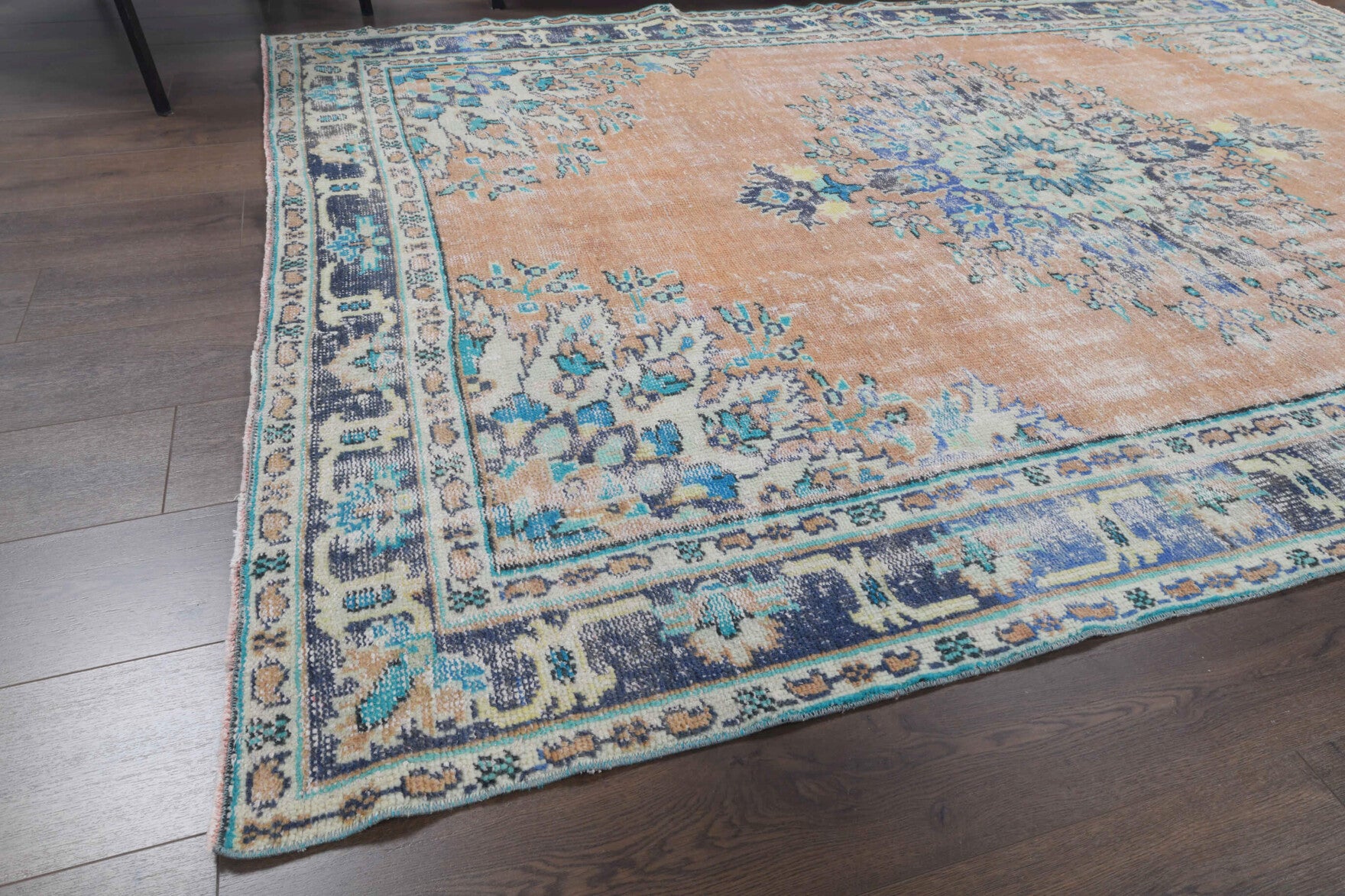 193x290 cm vintage Anatolian area rug – Kalliphora, low pile, wool