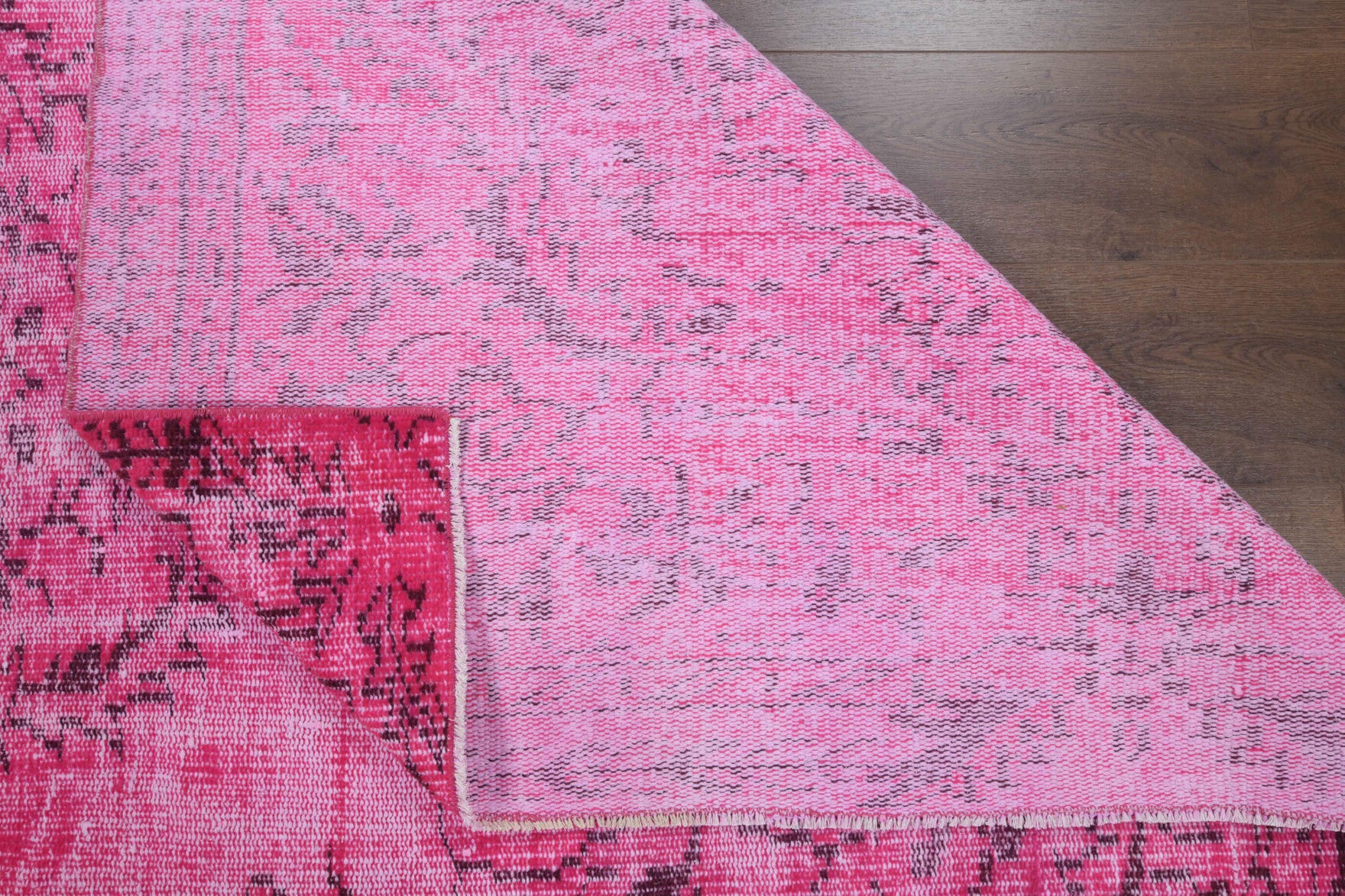 172x276 cm overdyed vintage Anatolian area rug – Kadersu, low pile, wool