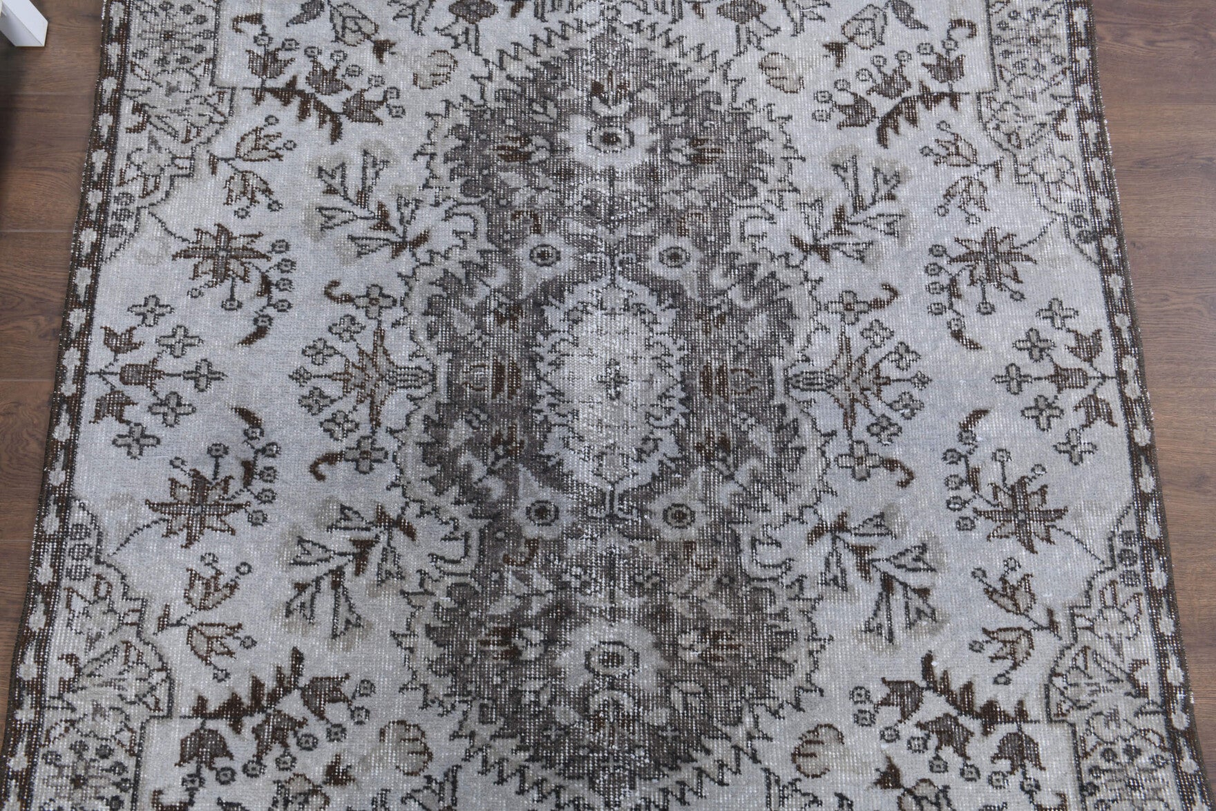 One-of-a-kind 1970s Anatolian vintage area rug in wool, 4'3" x 8'