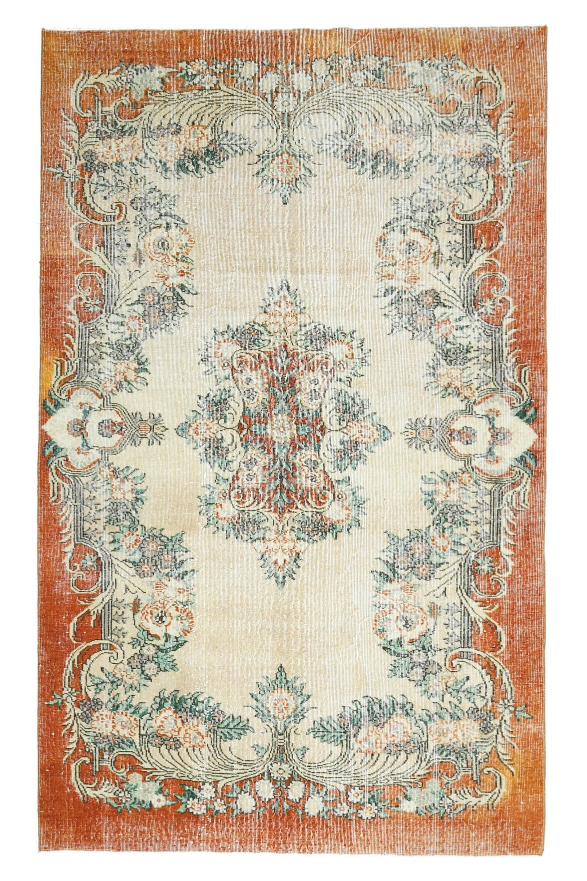 Vintage Turkish Anatolian Area Rug