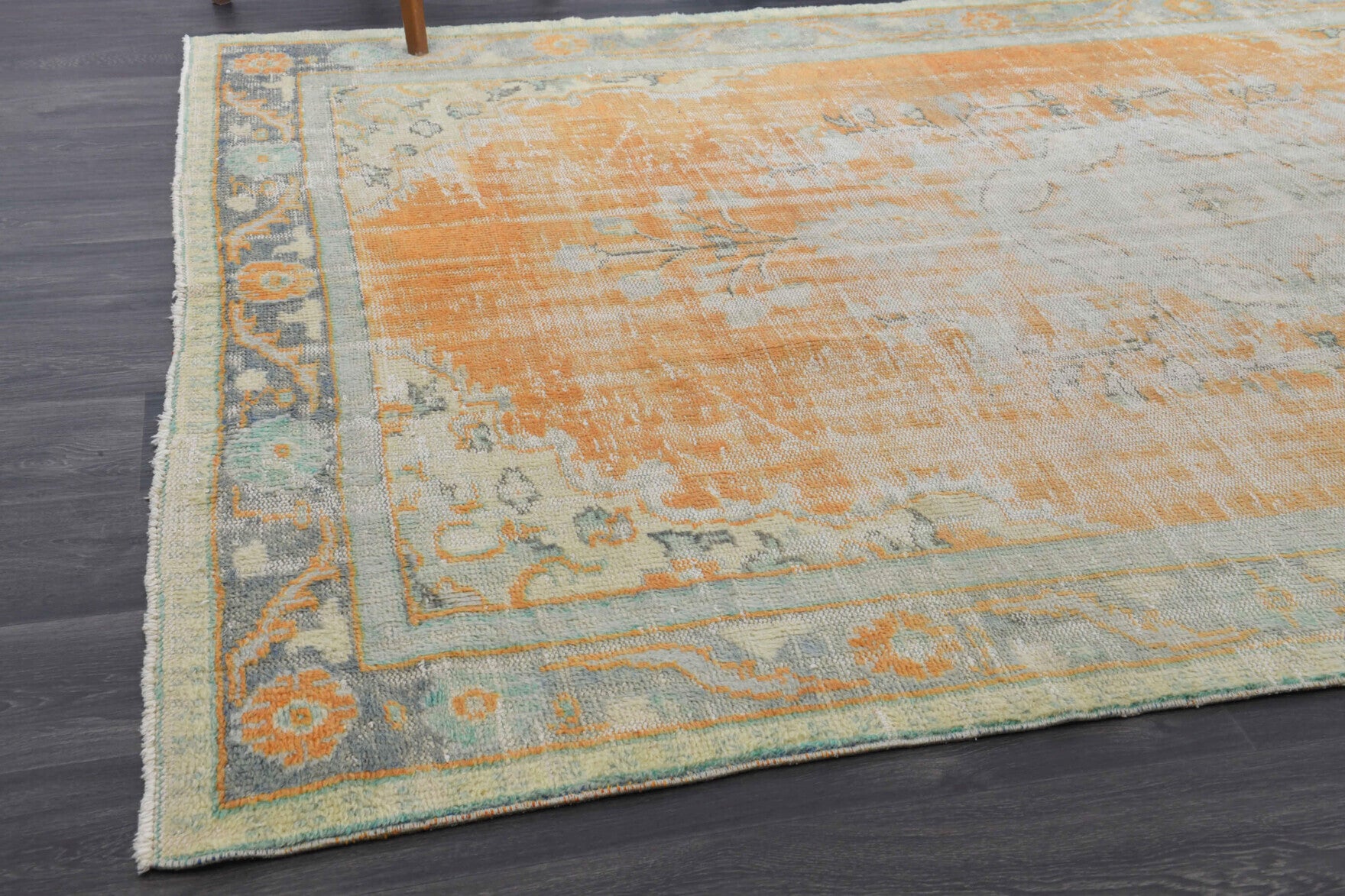One-of-a-kind 1970s Anatolian vintage area rug in wool, 6'3" x 9'6"