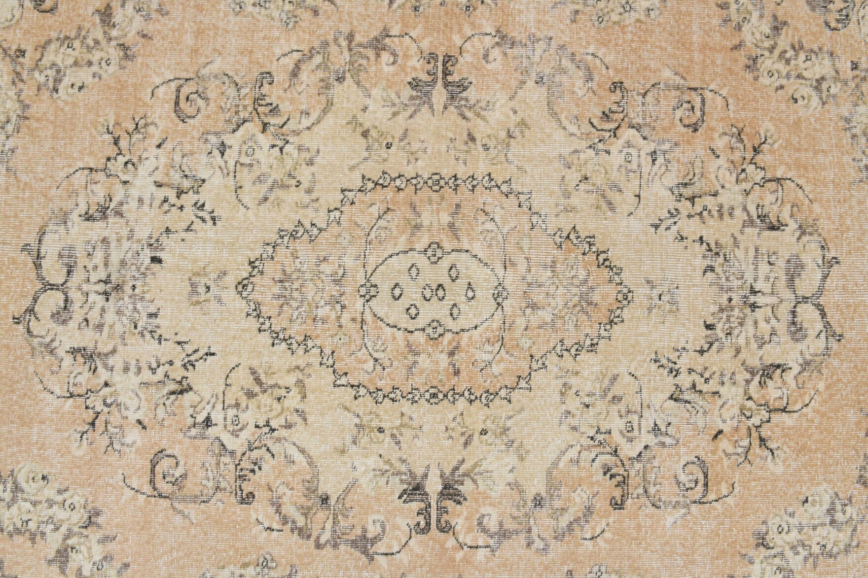 Vintage Oriental Area Anatolian Rug