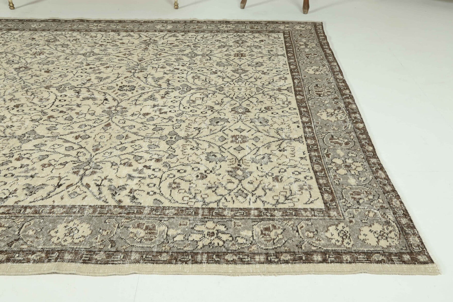One-of-a-kind 1970s Anatolian vintage area rug in wool, 6'3" x 9'8"