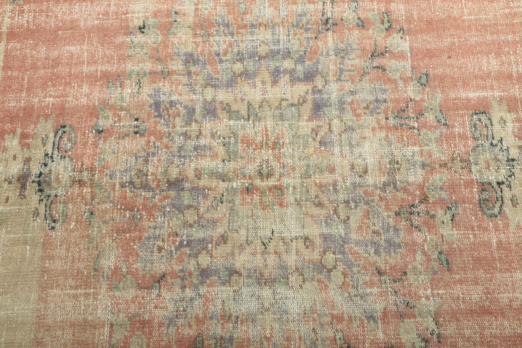 Handmade wool rug from Anatolia, Turkey – Vintage Anatolian Area Rug 6'1" x 9'3"