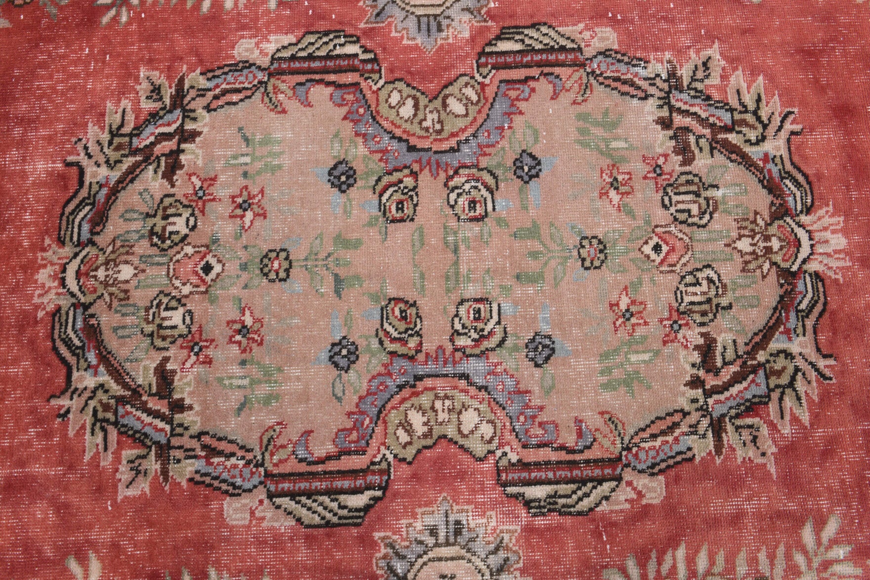 One-of-a-kind 1970s Persian vintage area rug in wool, 6'11" x 10'6"