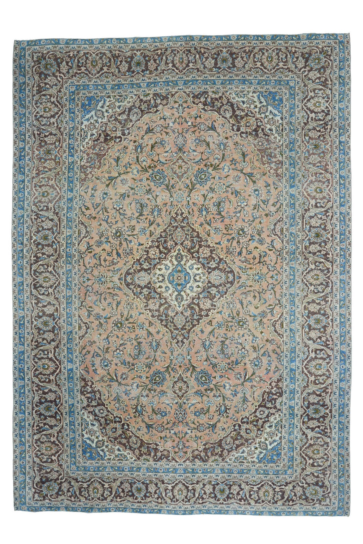 Persian Tabriz Vintage Handwoven Large Area Rug