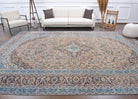 Persian Tabriz Vintage Handwoven Large Area Rug