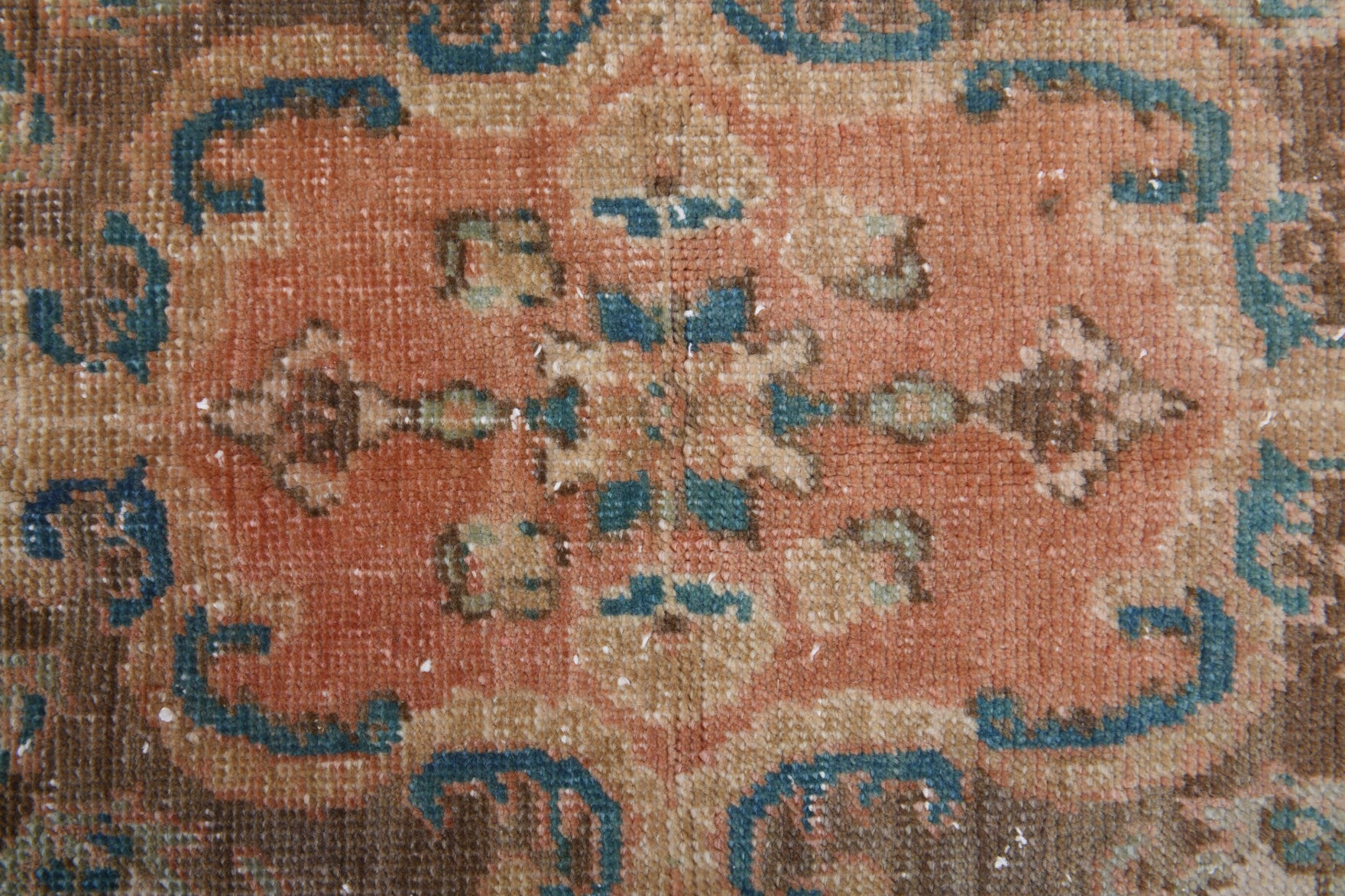 Handmade wool rug from Anatolia, Turkey – Anatolian Vintage Area Rug 6'3" x 9'5"