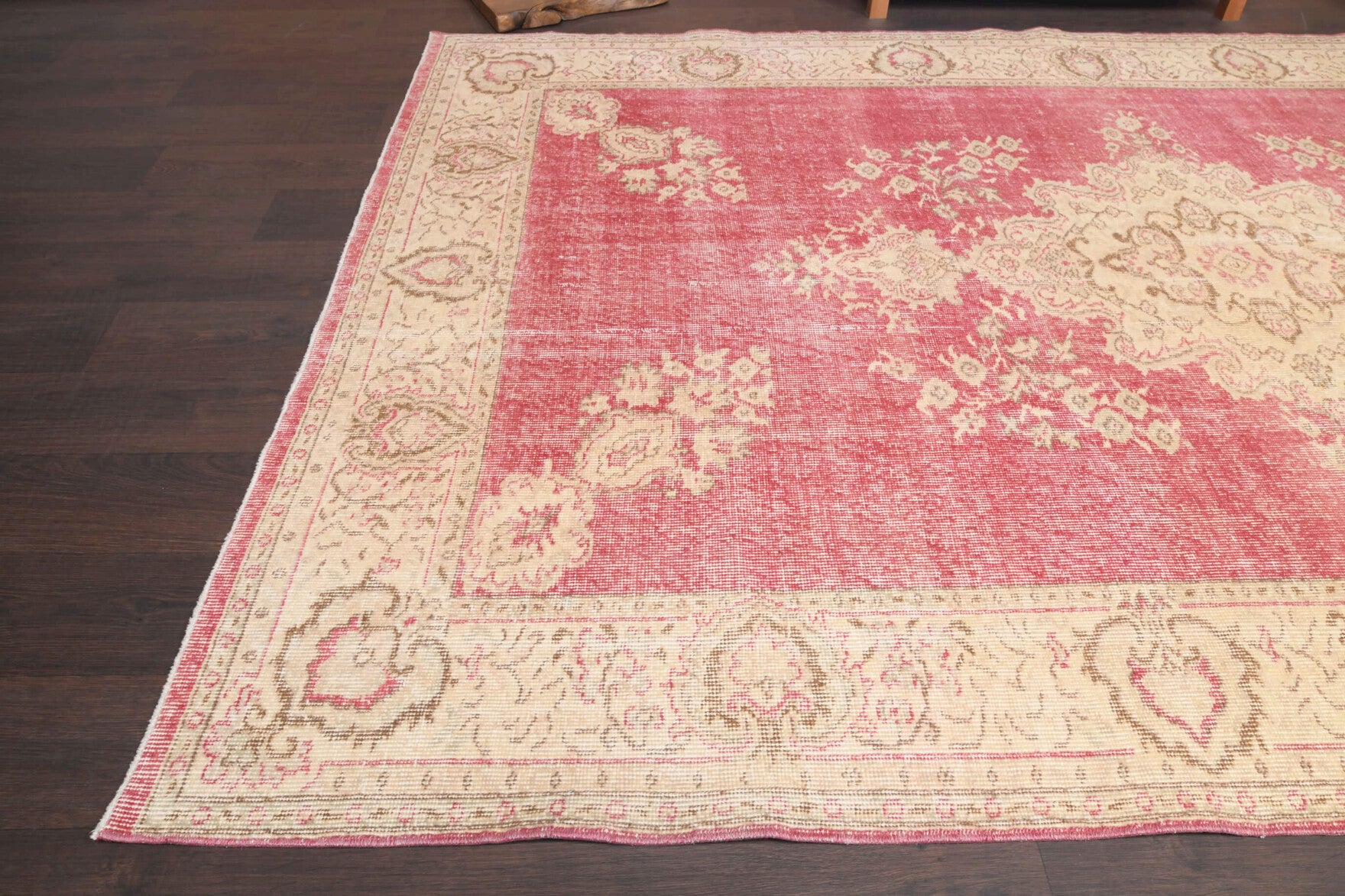 One-of-a-kind 1970s Anatolian vintage area rug in wool, 6'1" x 9'6"