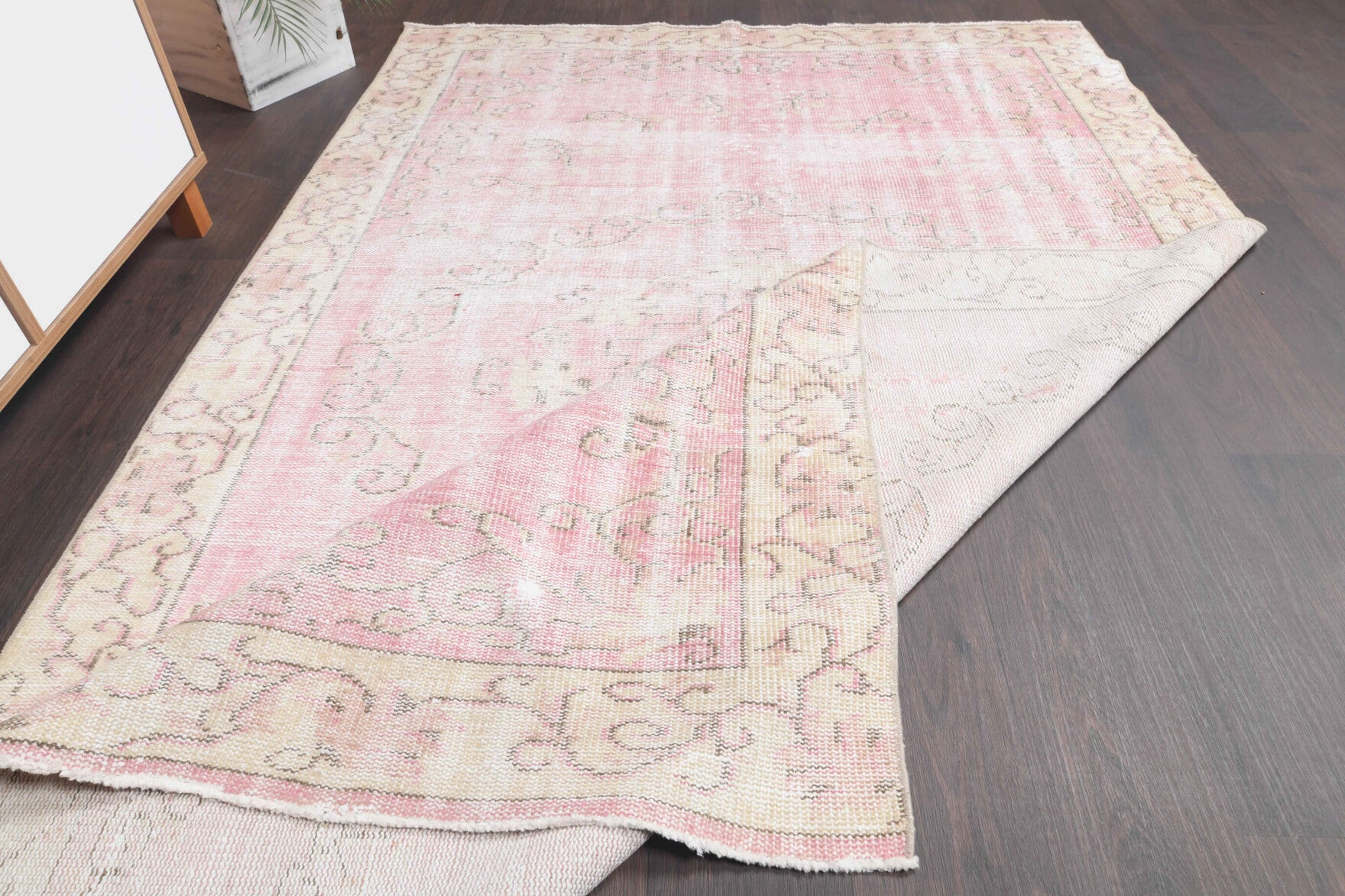 153x250 cm vintage Anatolian area rug – Aretekleia, low pile, wool