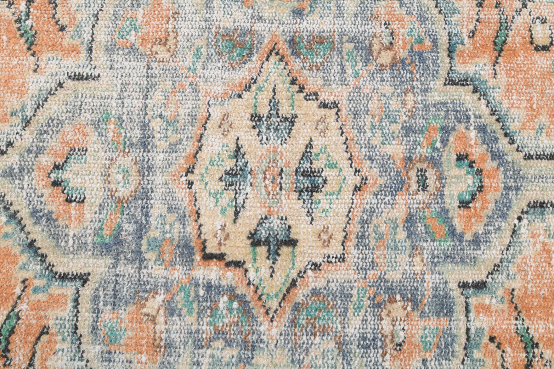 One-of-a-kind 1960s Anatolian vintage area rug in wool, 5'8" x 8'11"