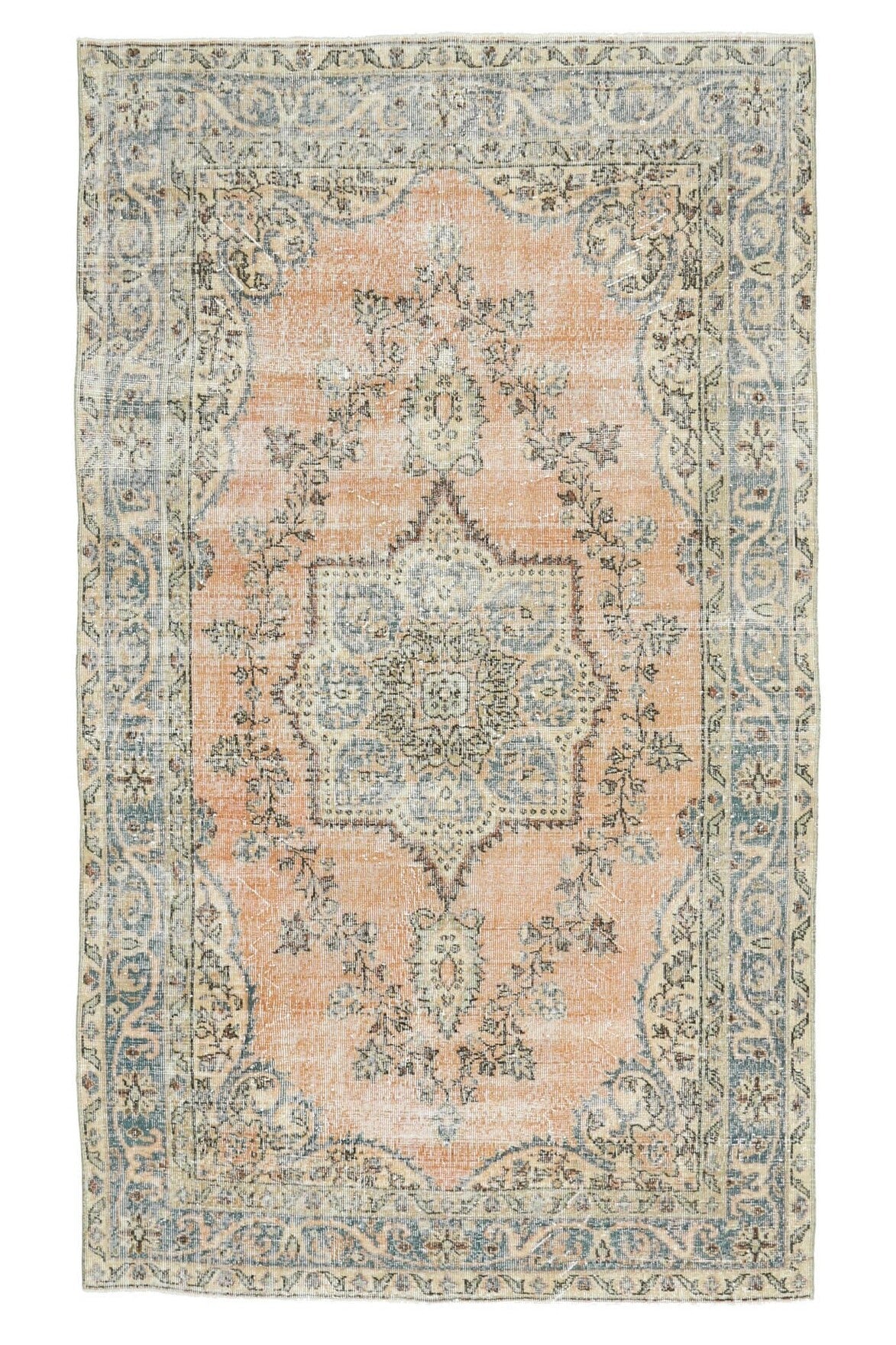 Vintage Anatolian Oriental Area Rug