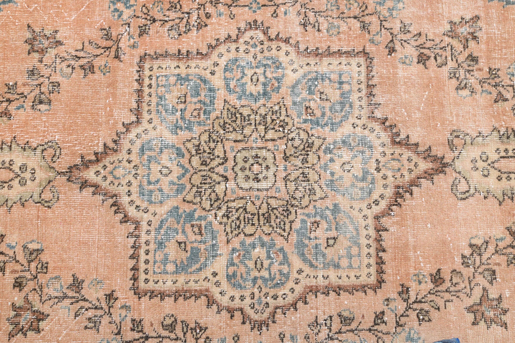 One-of-a-kind 1970s Anatolian vintage area rug in wool, 5'1" x 8'8"