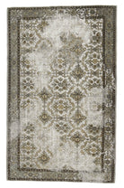 1960s Distressed Vintage Hereke Area Rug