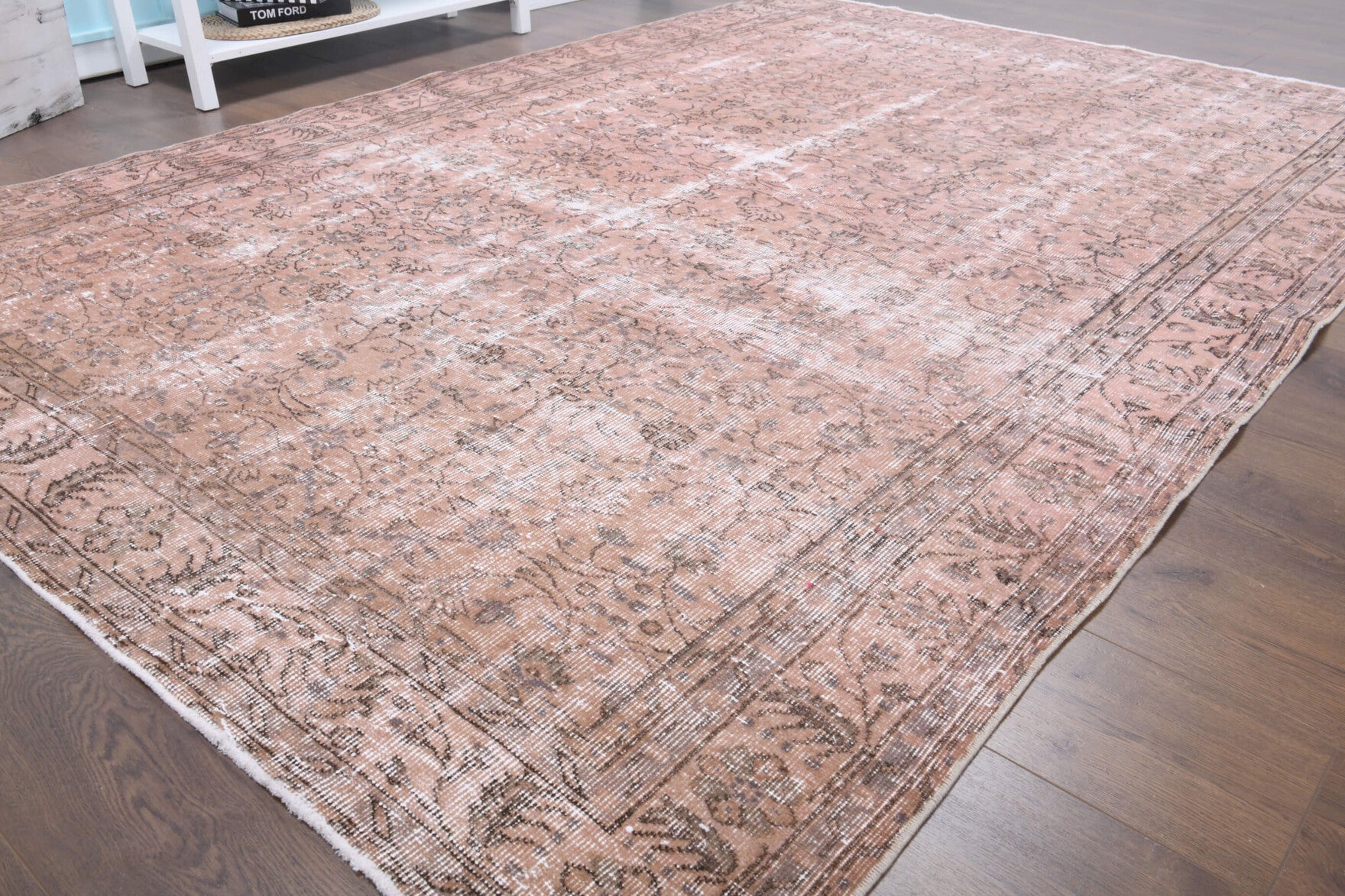One-of-a-kind 1970s Anatolian vintage area rug in wool, 6'7" x 9'4"