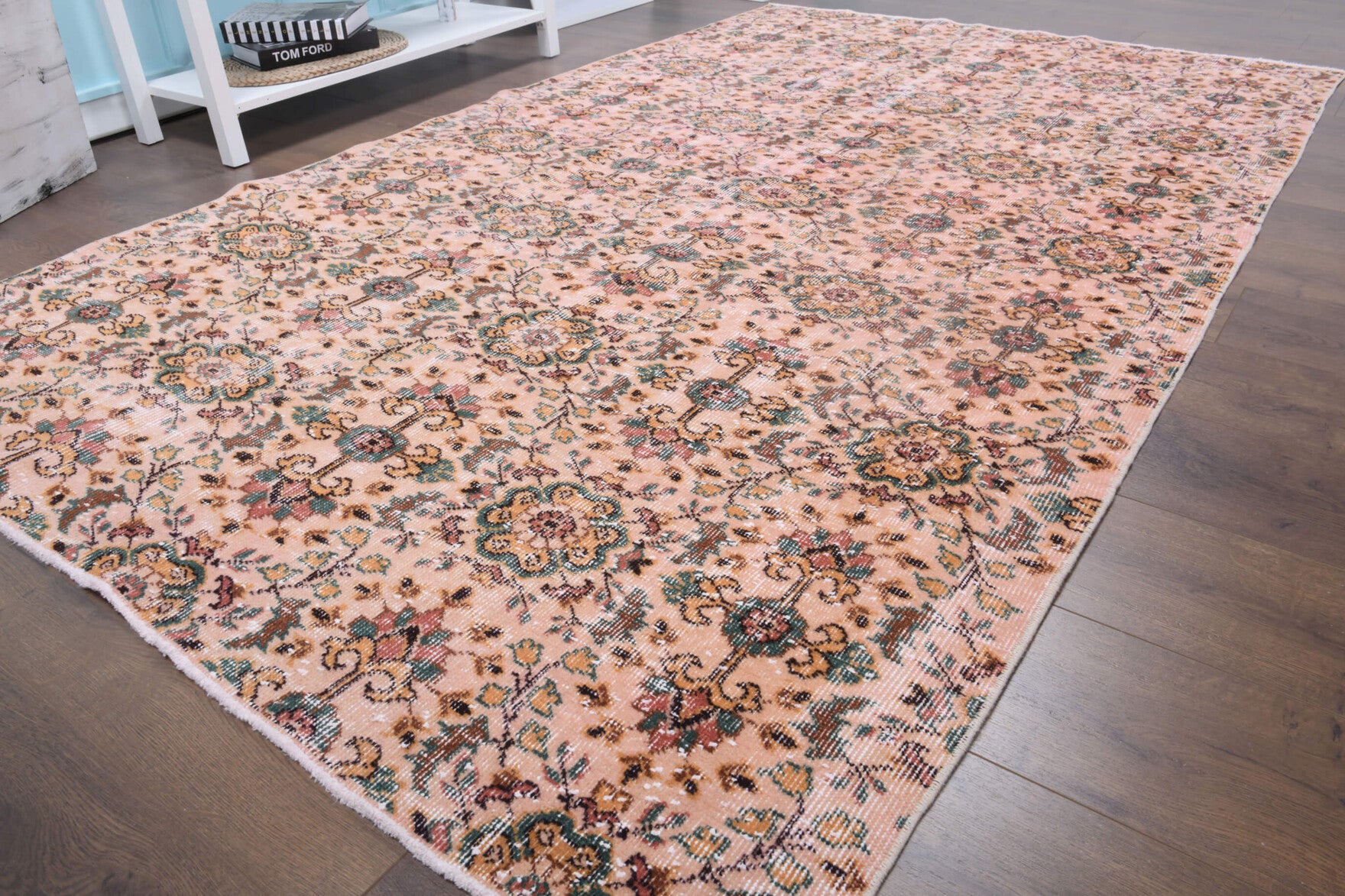 One-of-a-kind 1970s Anatolian vintage area rug in wool, 5'3" x 8'4"