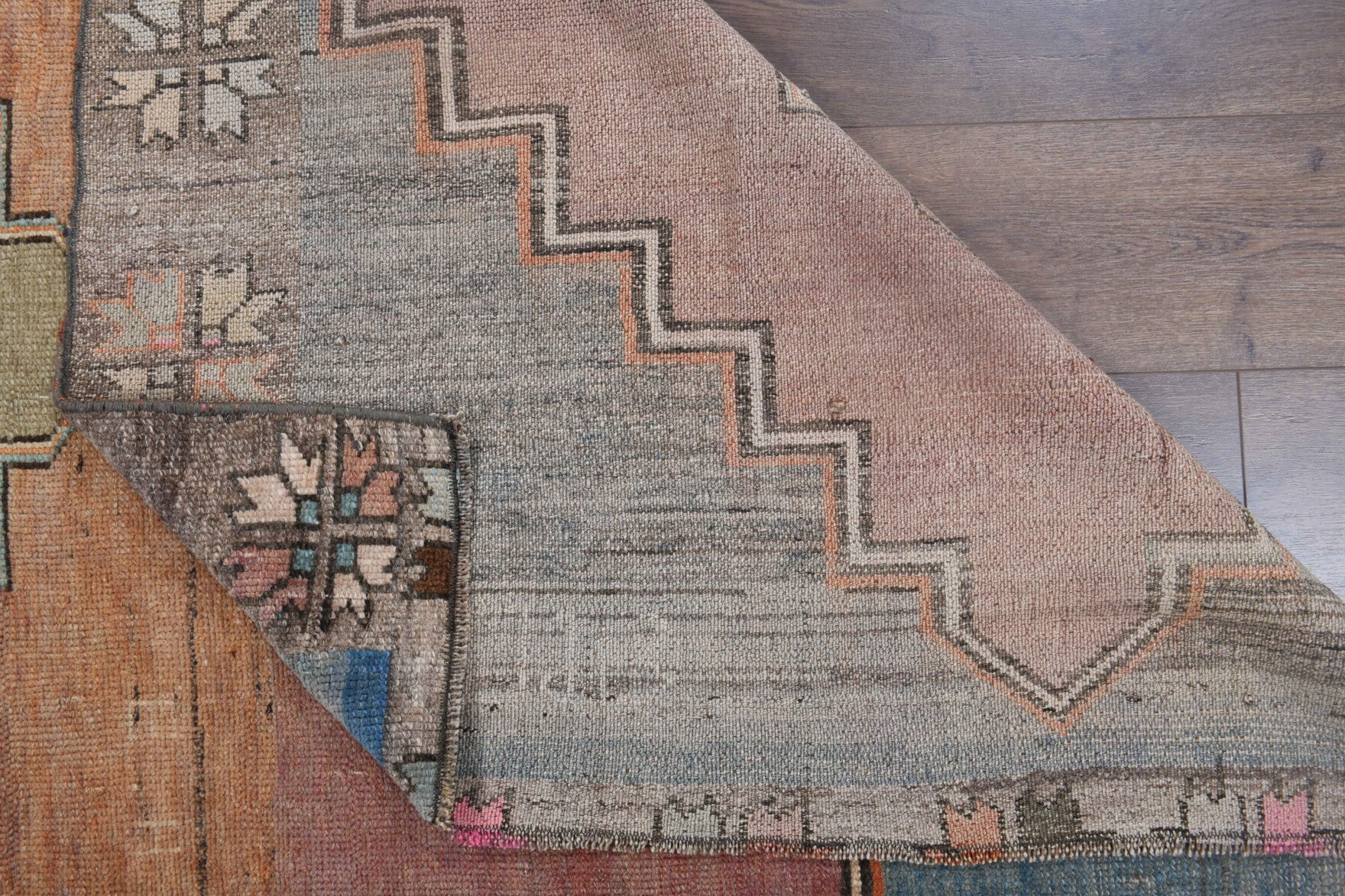 144x272 cm vintage Anatolian area rug – Sureyyanur, low pile, wool