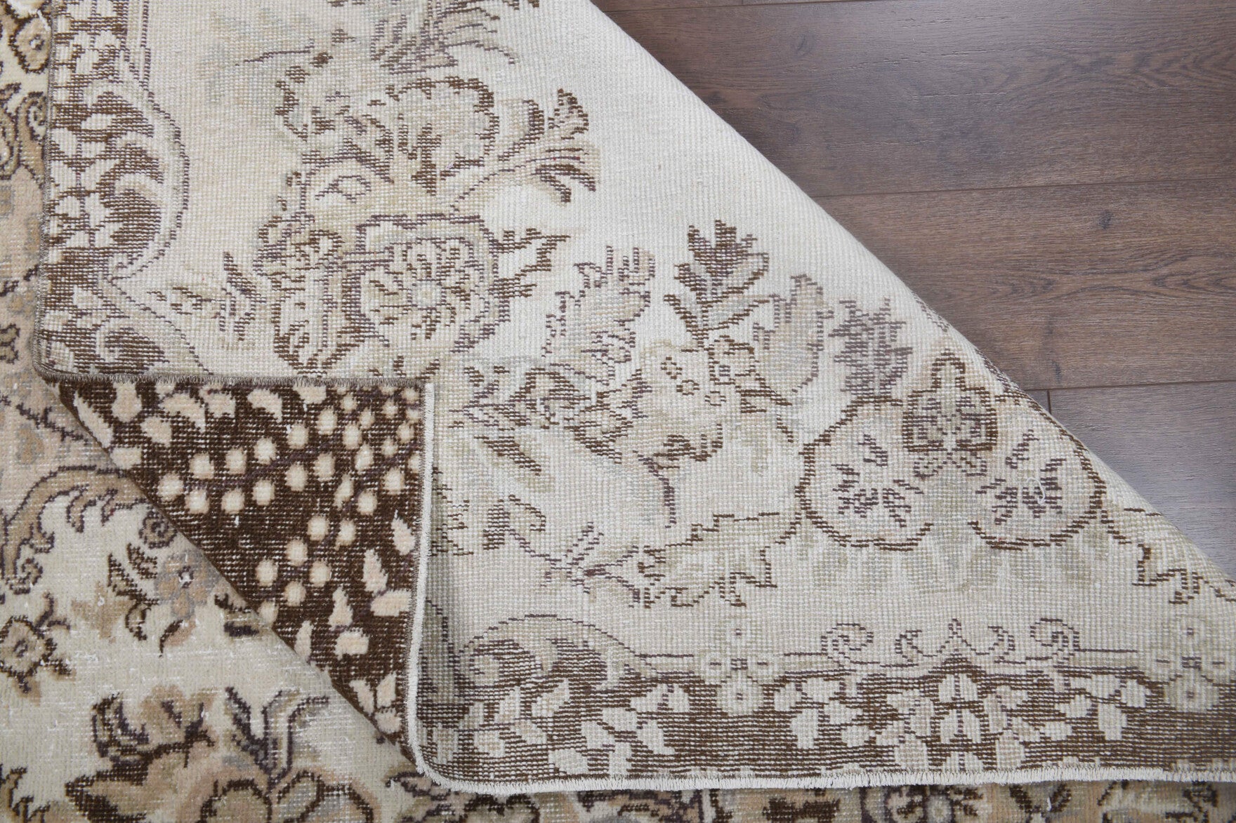 160x273 cm vintage Anatolian area rug – Suleperi, low pile, wool