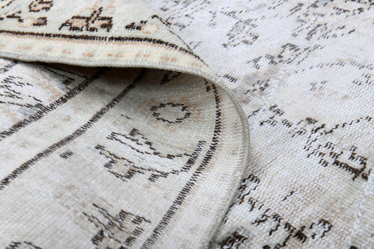 Vintage Gray Oriental Area Anatolian Rug