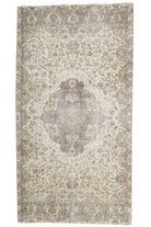 Vintage Hereke Floral Beige Rug
