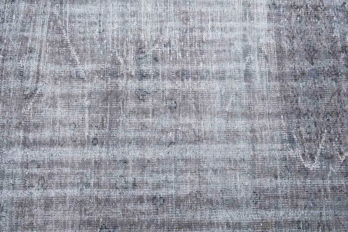 184x280 cm antique washed vintage Anatolian area rug – Semapare, low pile, wool