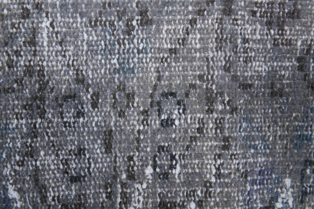 Authentic Anatolian antique washed vintage area rug (1970s) with abstract design – one-of-a-kind at Fame Rugs