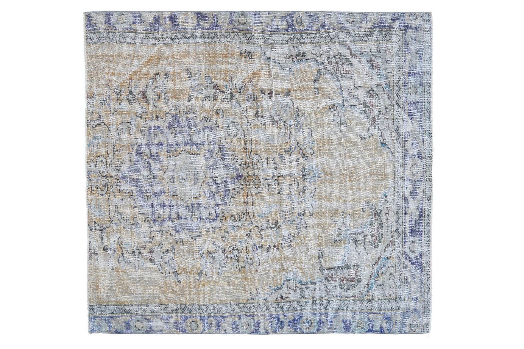 Turkish Anatolain Vintage Area Rug