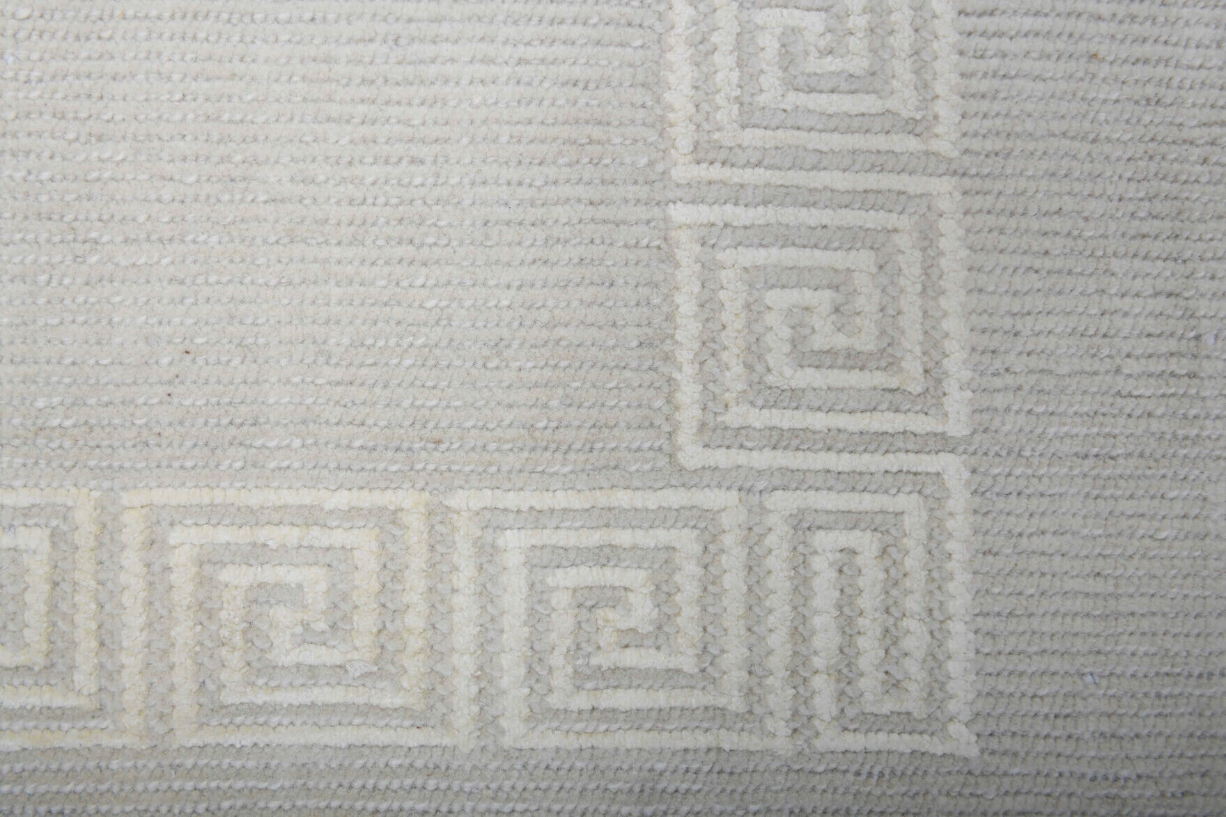 Selophile kilim: 1910s handwoven flatweave Turkish kilim with greek key motifs and cotton backing