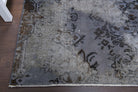 One-of-a-kind 1950s Anatolian distressed vintage area rug in wool, 5'1" x 5'9"