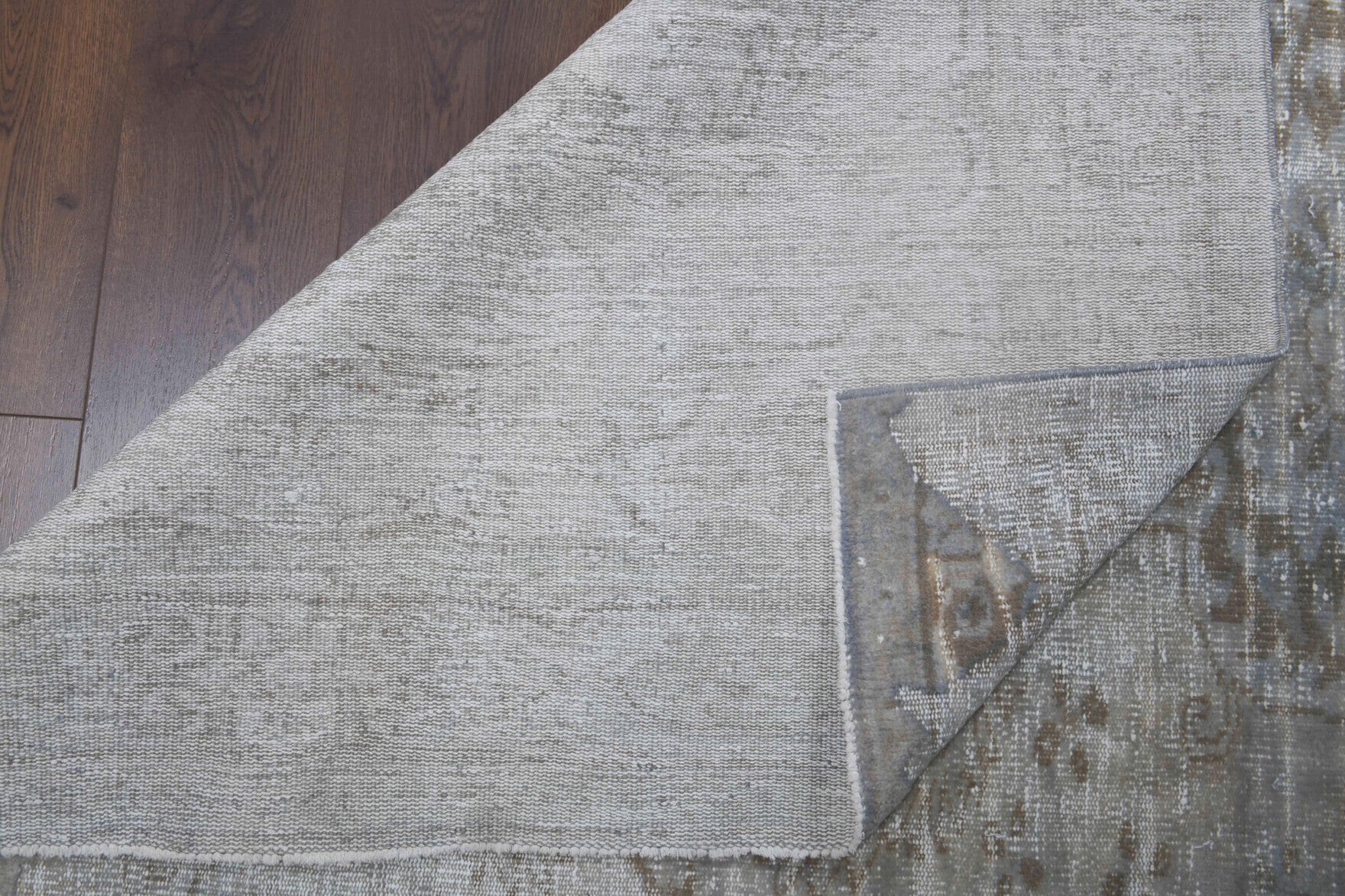 161x268 cm antique washed vintage Anatolian area rug – Sedefperver, low pile, wool