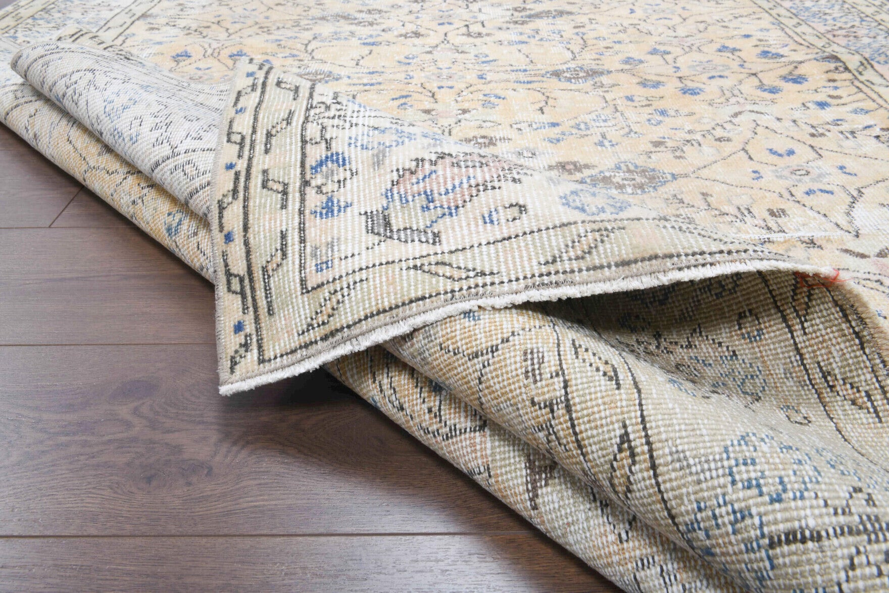 167x254 cm vintage Anatolian area rug – Sedanurmelek, low pile, wool