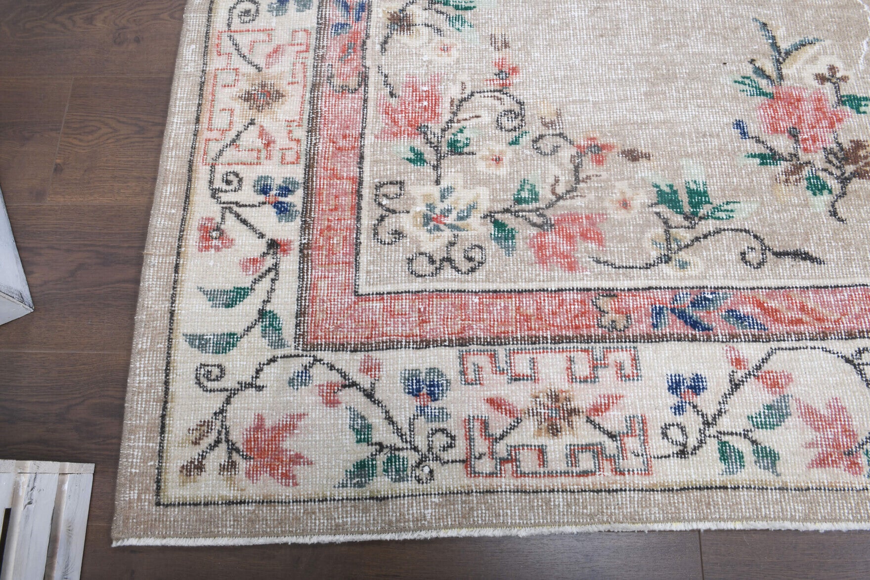One-of-a-kind 1970s Anatolian vintage area rug in wool, 6'4" x 9'2"