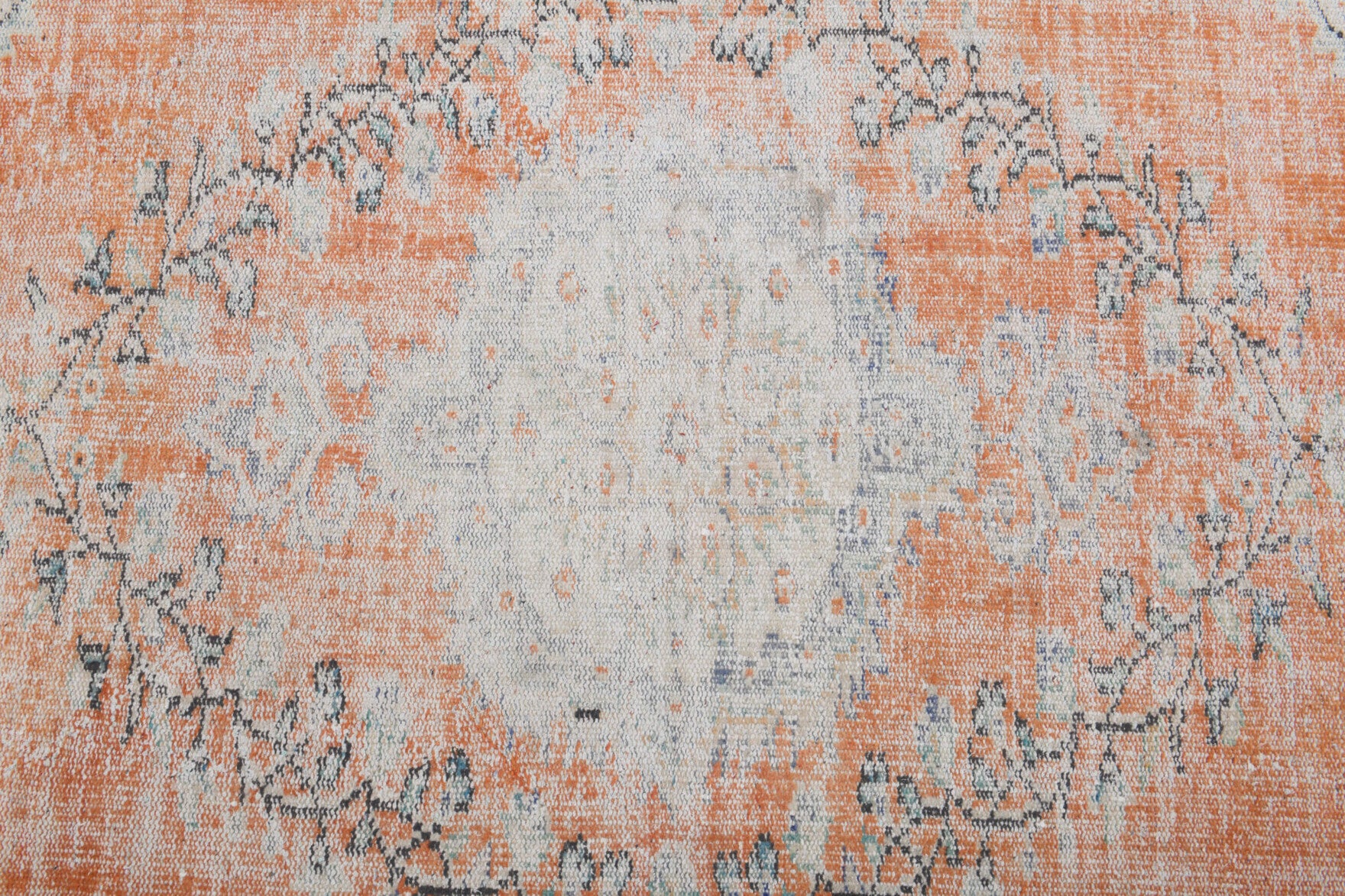 176x265 cm vintage Anatolian area rug – Perisah, low pile, wool