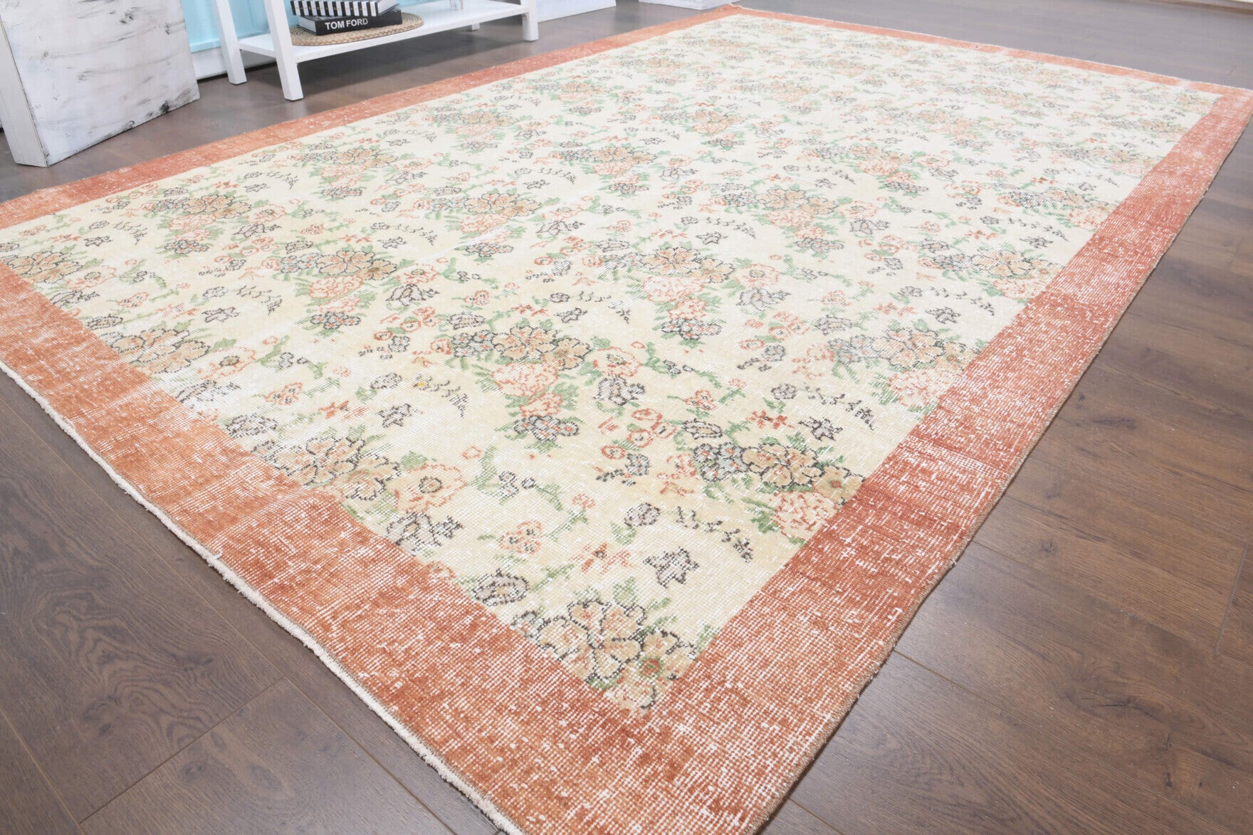 One-of-a-kind 1970s Anatolian vintage area rug in wool, 6'5" x 9'10"