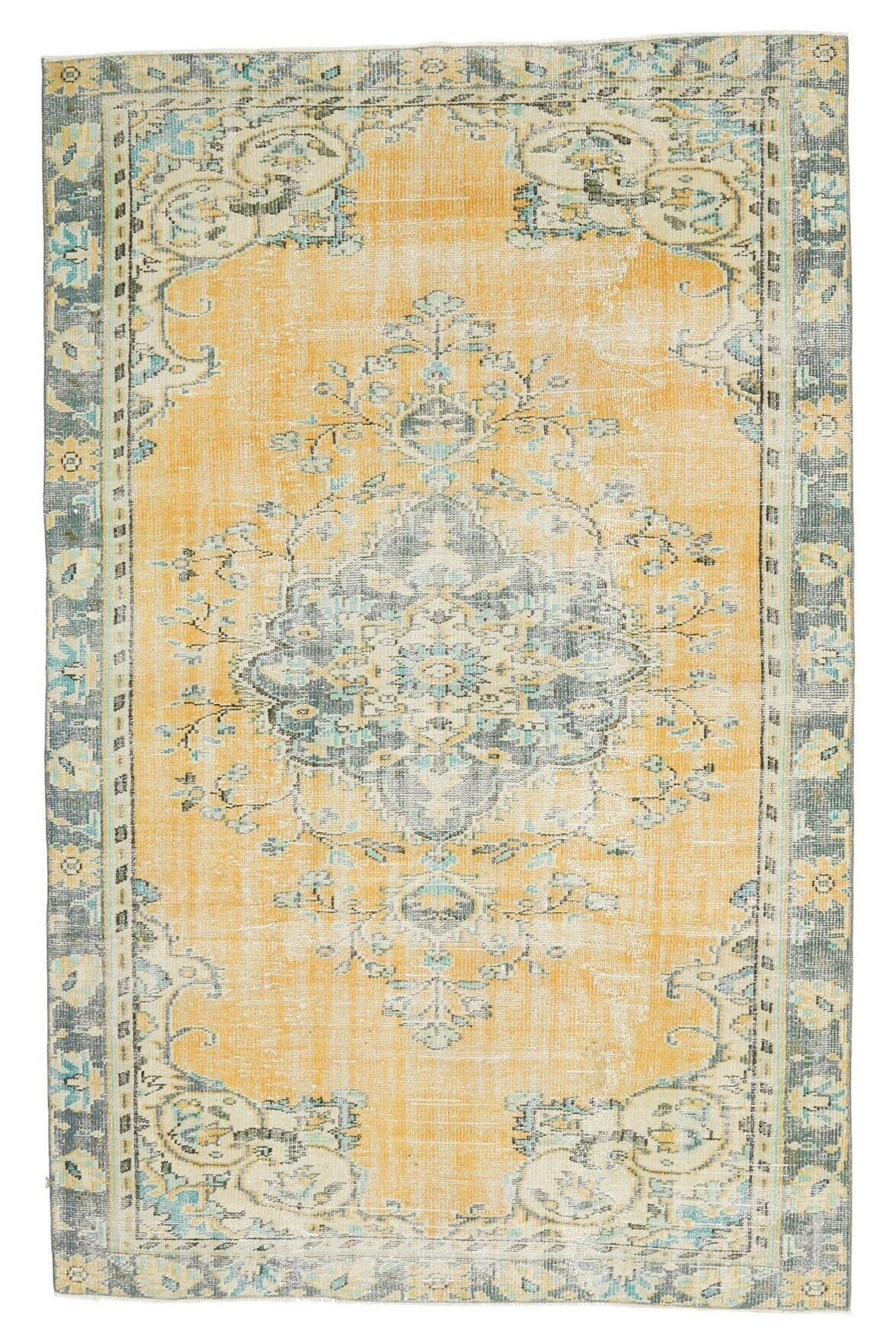 Turkish Vintage Anatolian Area Rug