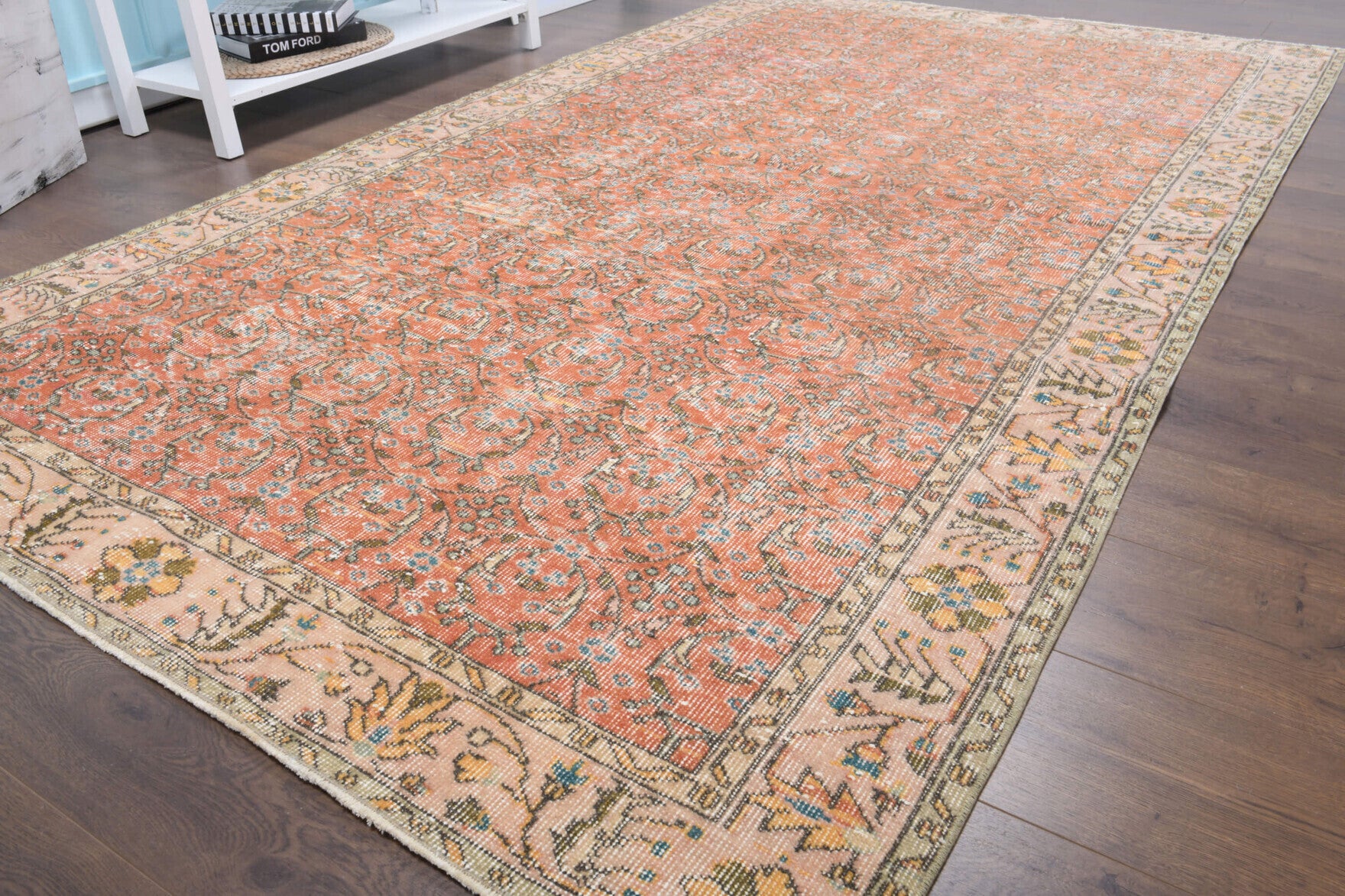 One-of-a-kind 1970s Anatolian vintage area rug in wool, 5'4" x 9'4"