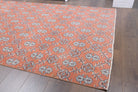 Ocyale rug: 1970s handmade Anatolian rug with flowers and damask motifs and cotton backing