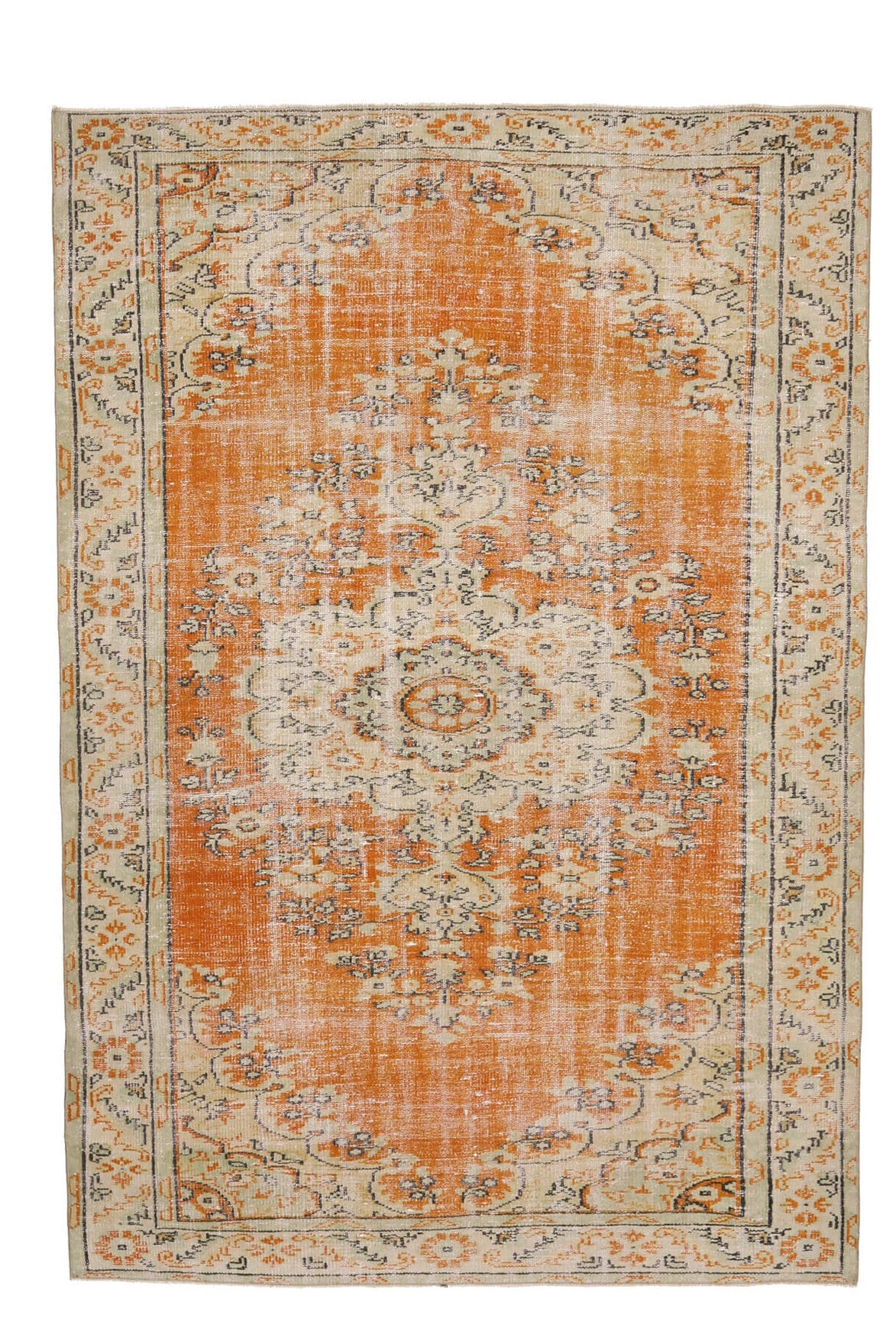 Vintage Oushak Area Rug
