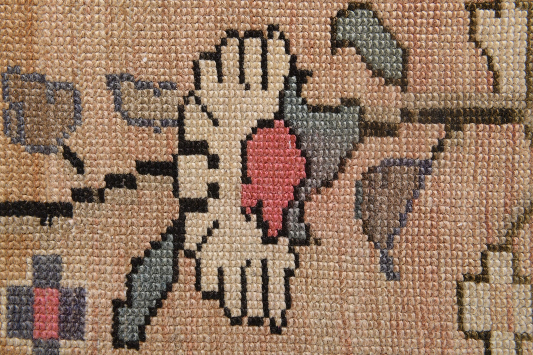 Handmade wool rug from Anatolia, Turkey – Vintage Turkish Area Rug 5'1" x 7'1"